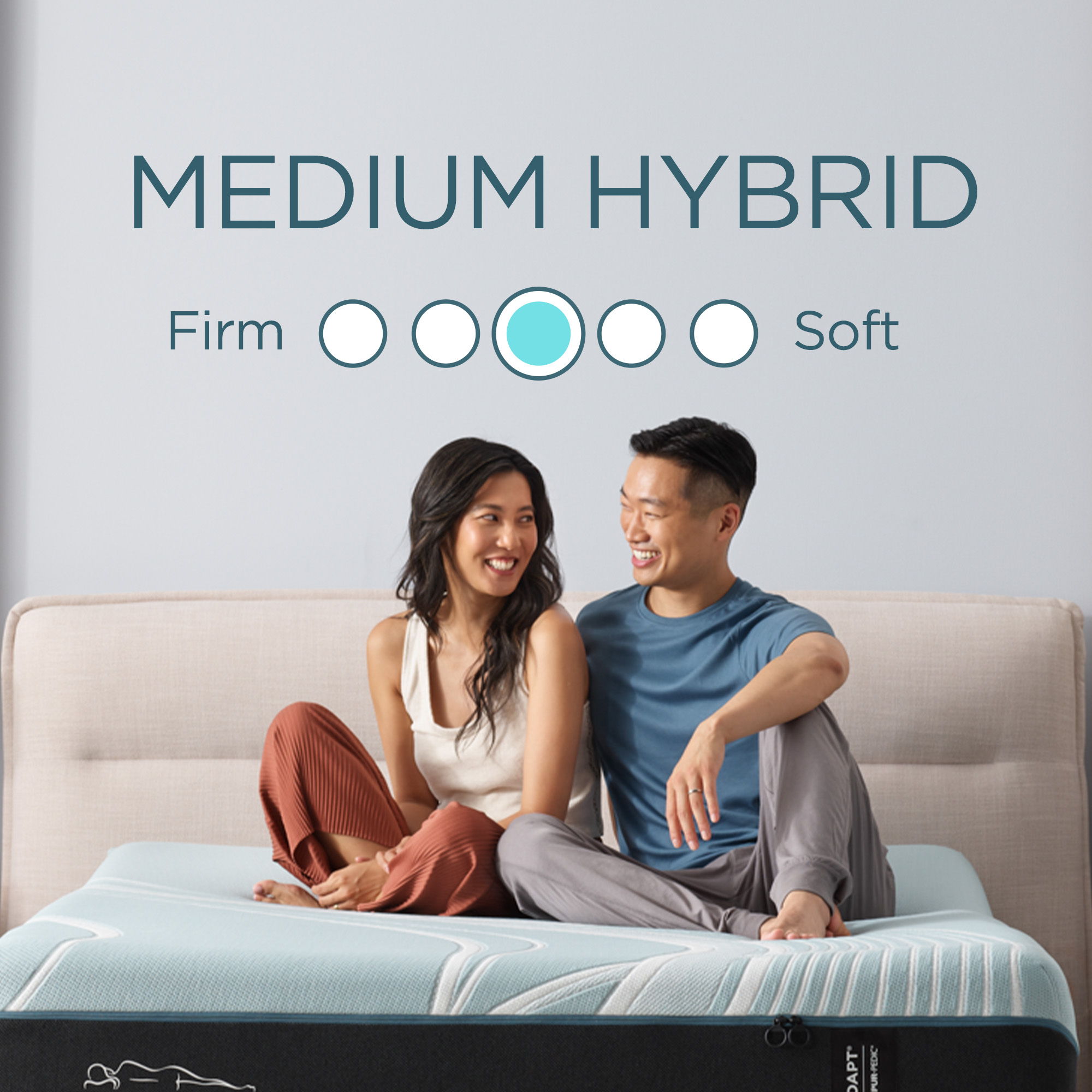 Adapt 2.0 - Luxeadapt Medium Hybrid Mattress - California King Image