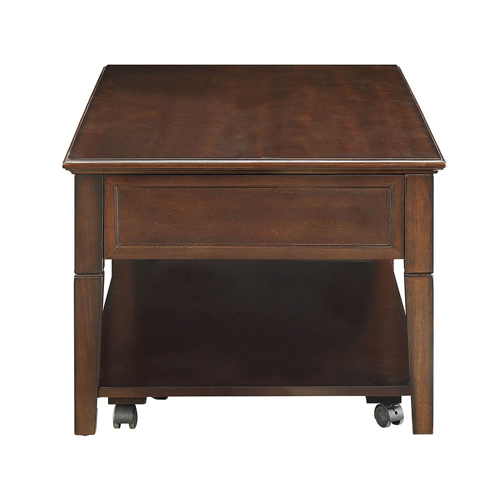 Malachi - Coffee Table With Lift Top - Walnut, dark brown, view 3