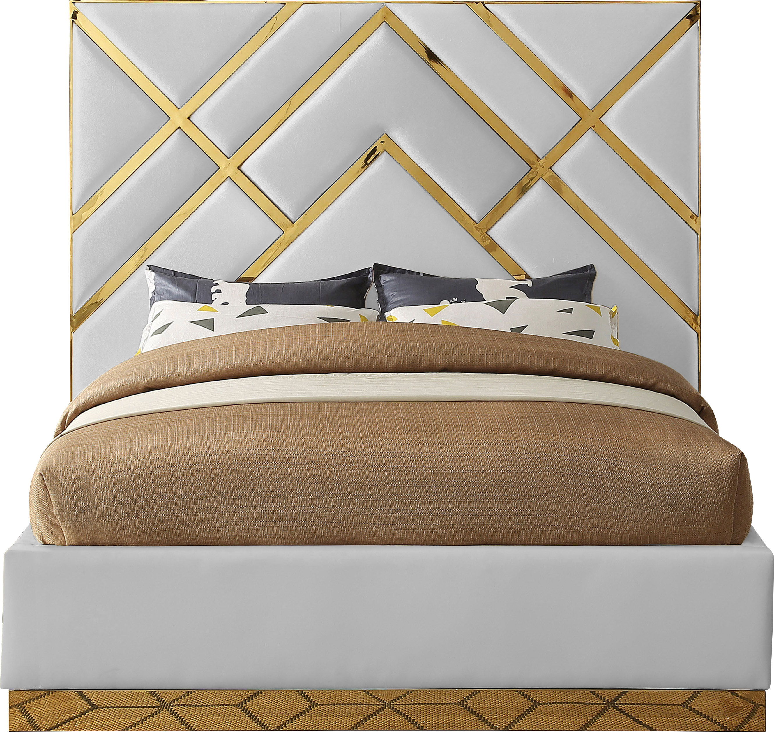 Vector - King Bed - White