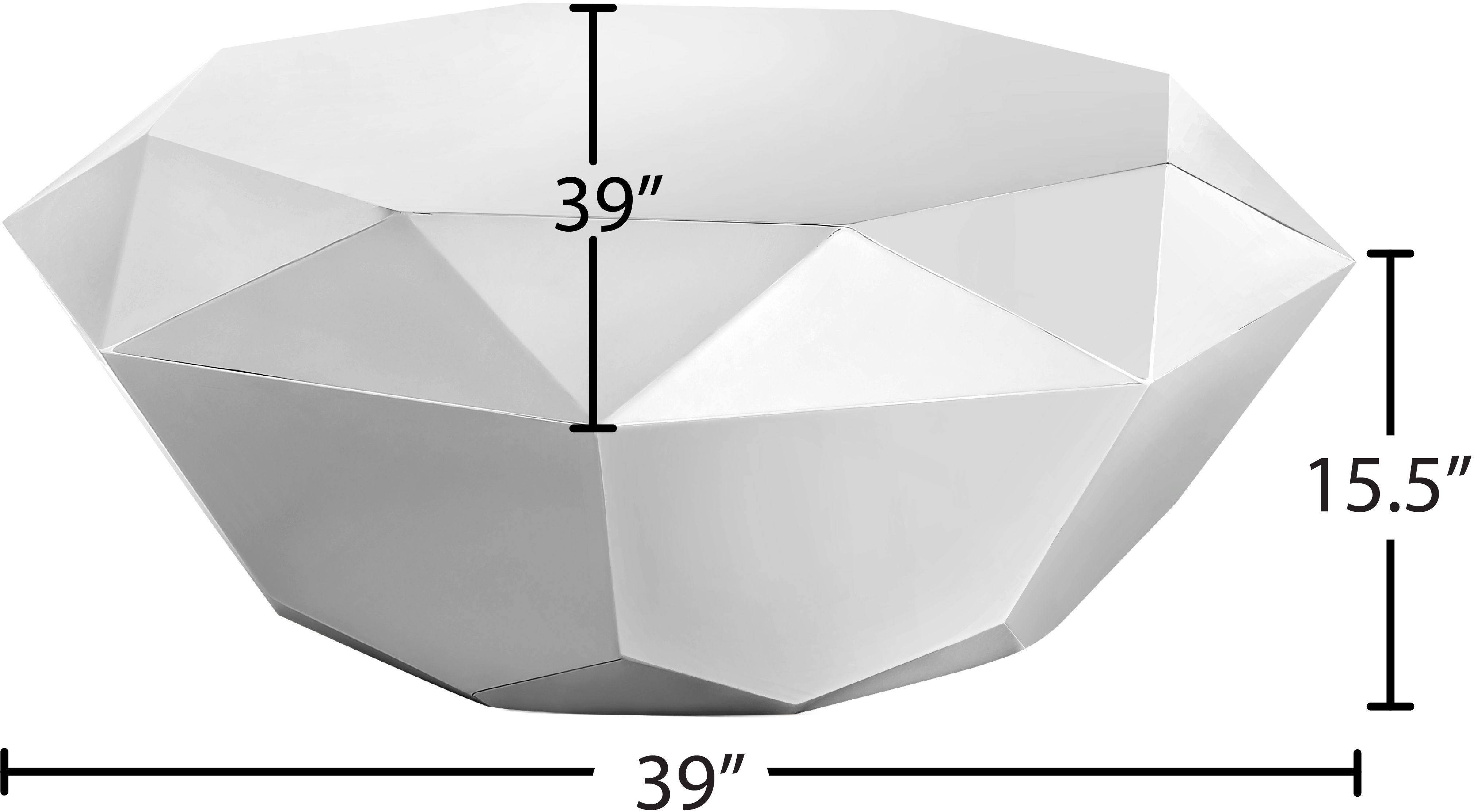 Gemma - Coffee Table - Silver