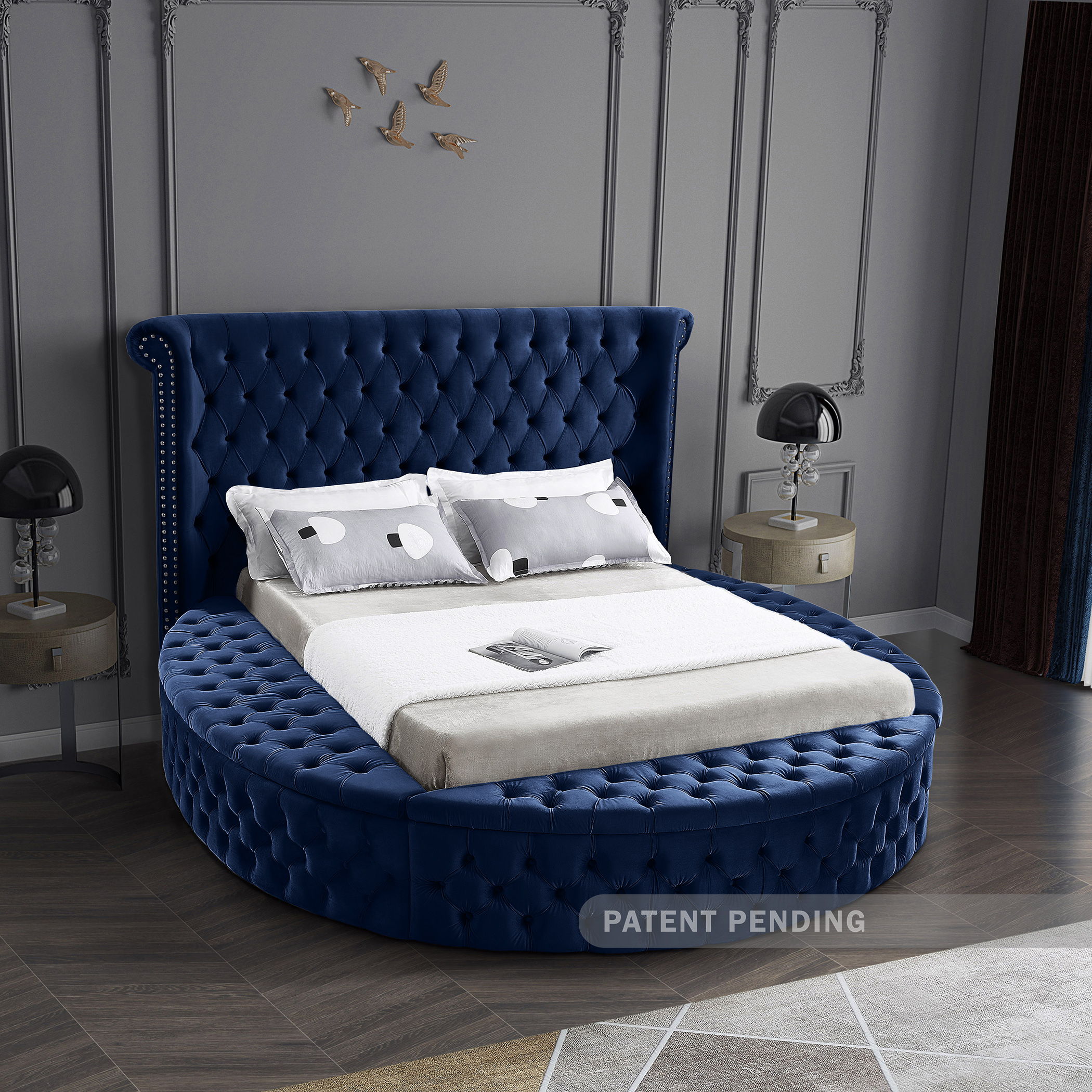Luxus - Queen Bed - Navy