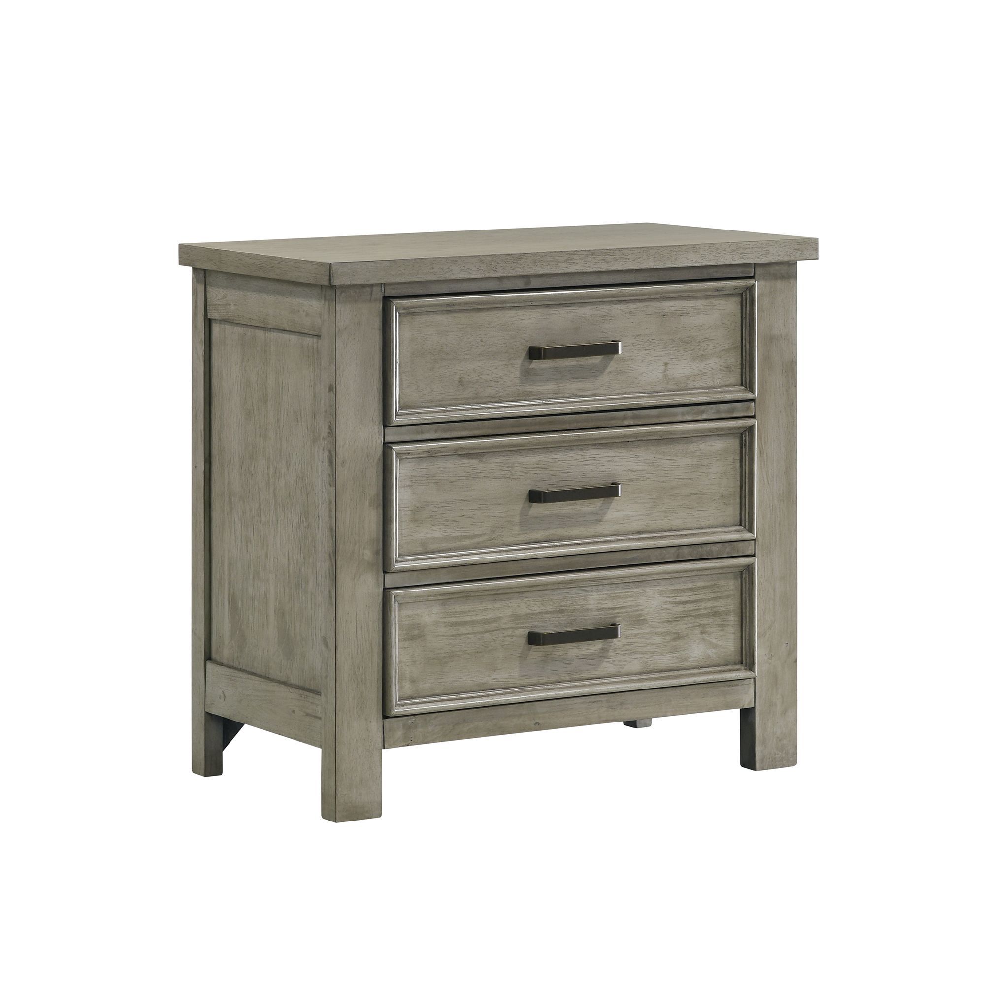 Sullivan - Queen Storage 4 Piece Bedroom Set With 2 Nightstands & Dresser - Drift Gray
