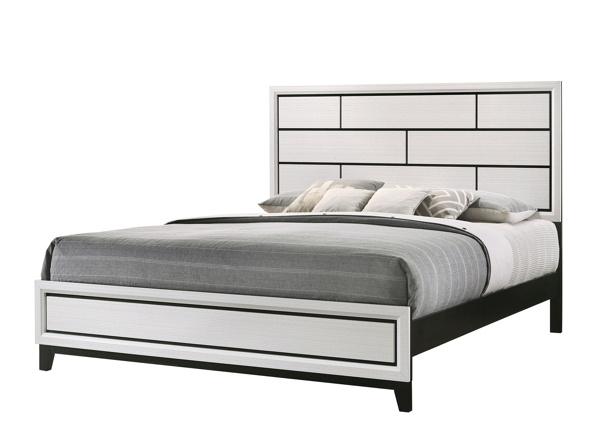 Akerson - California King Bed - White Image