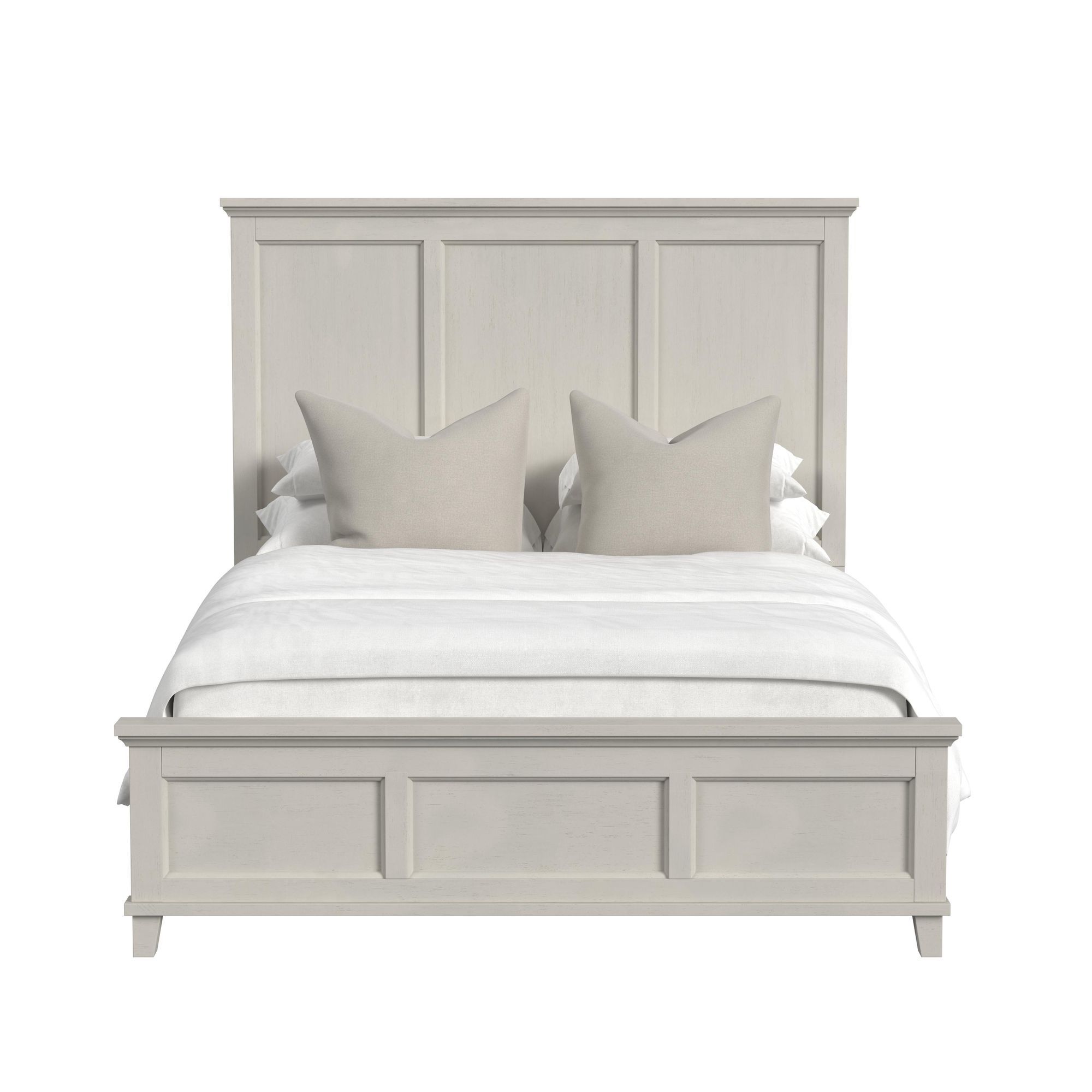 Canterbury - Queen Panel Bed - Ivory