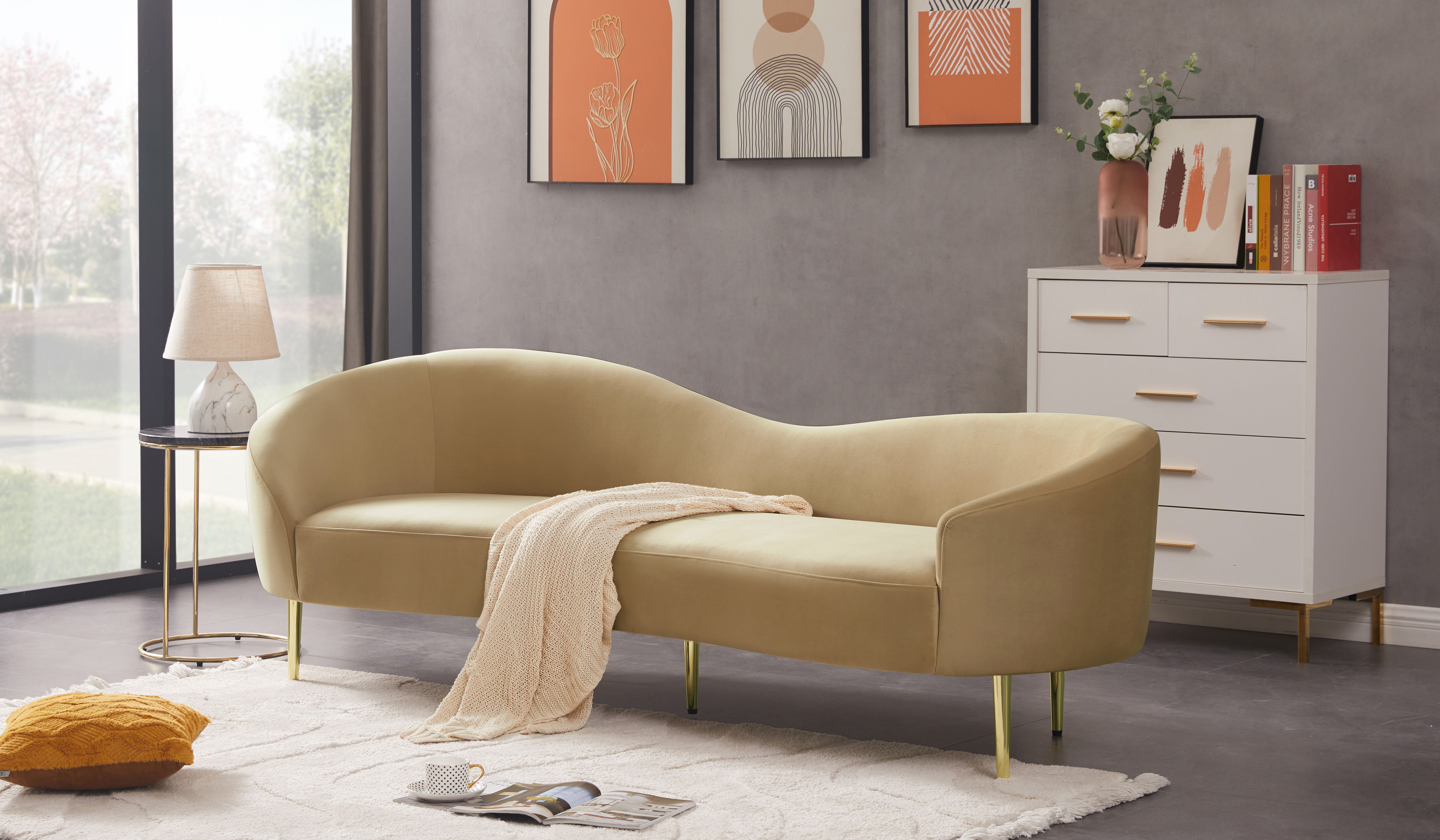Ritz - Sofa - Camel