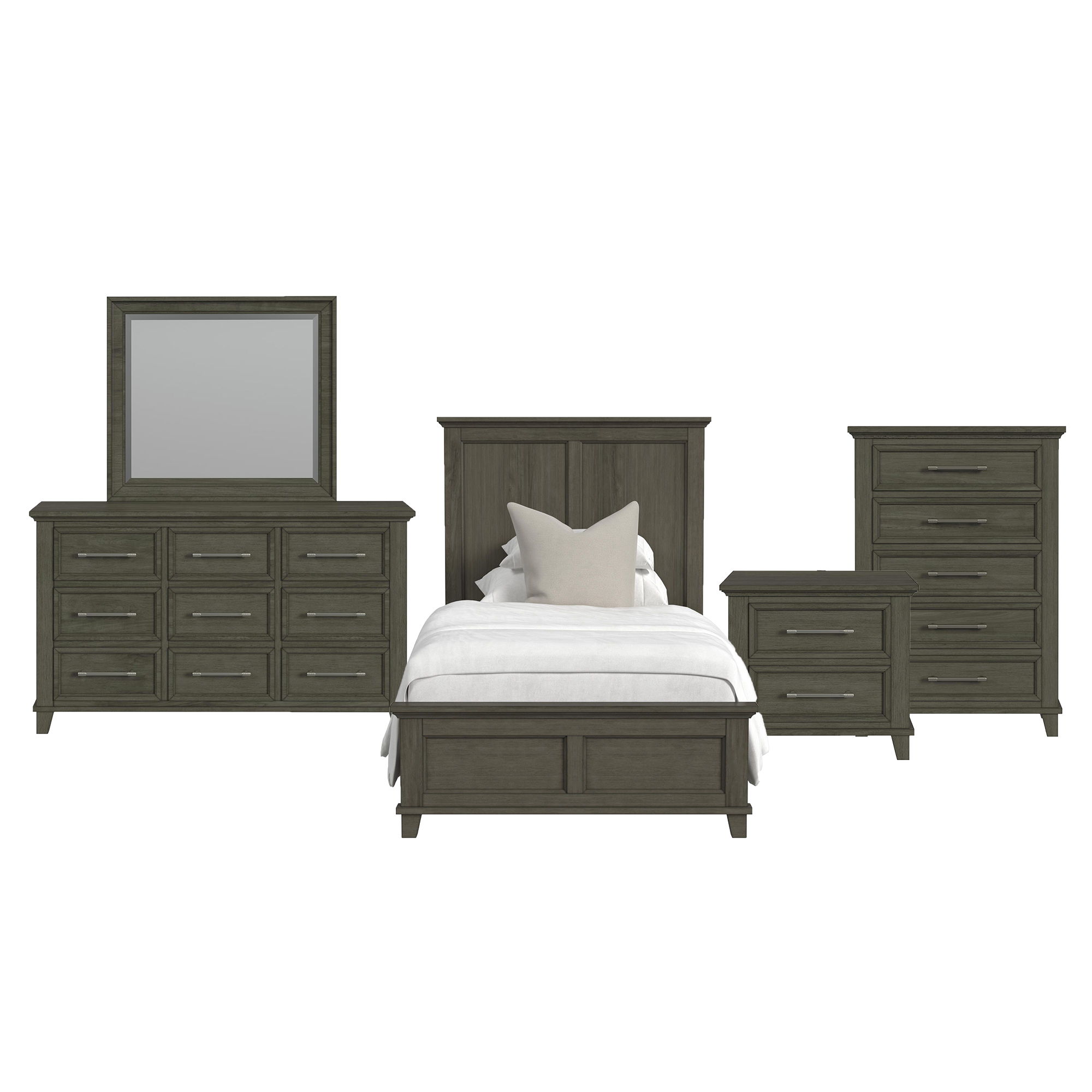 Twin · 5 Pc · Bedroom Set