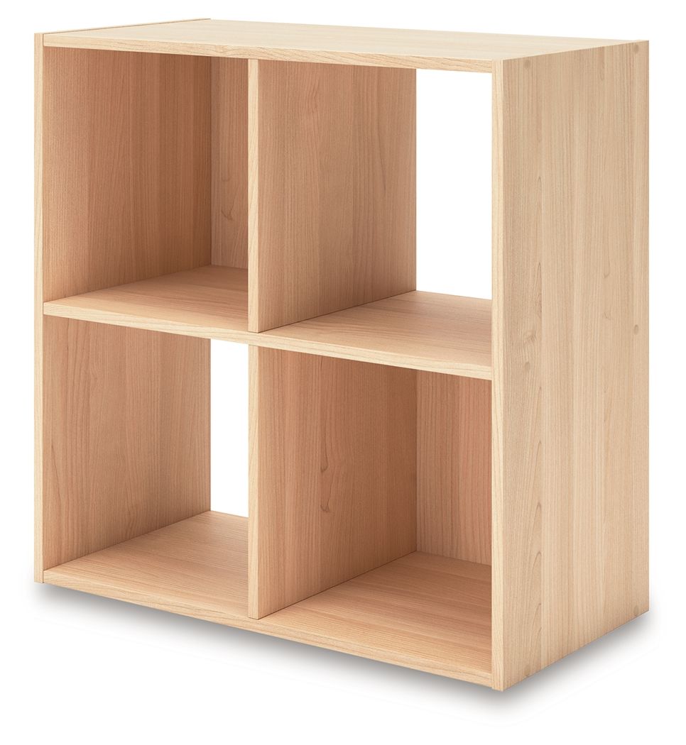 Ashley Furniture Piperton - Four Cube Organizer - Tan - Image 4