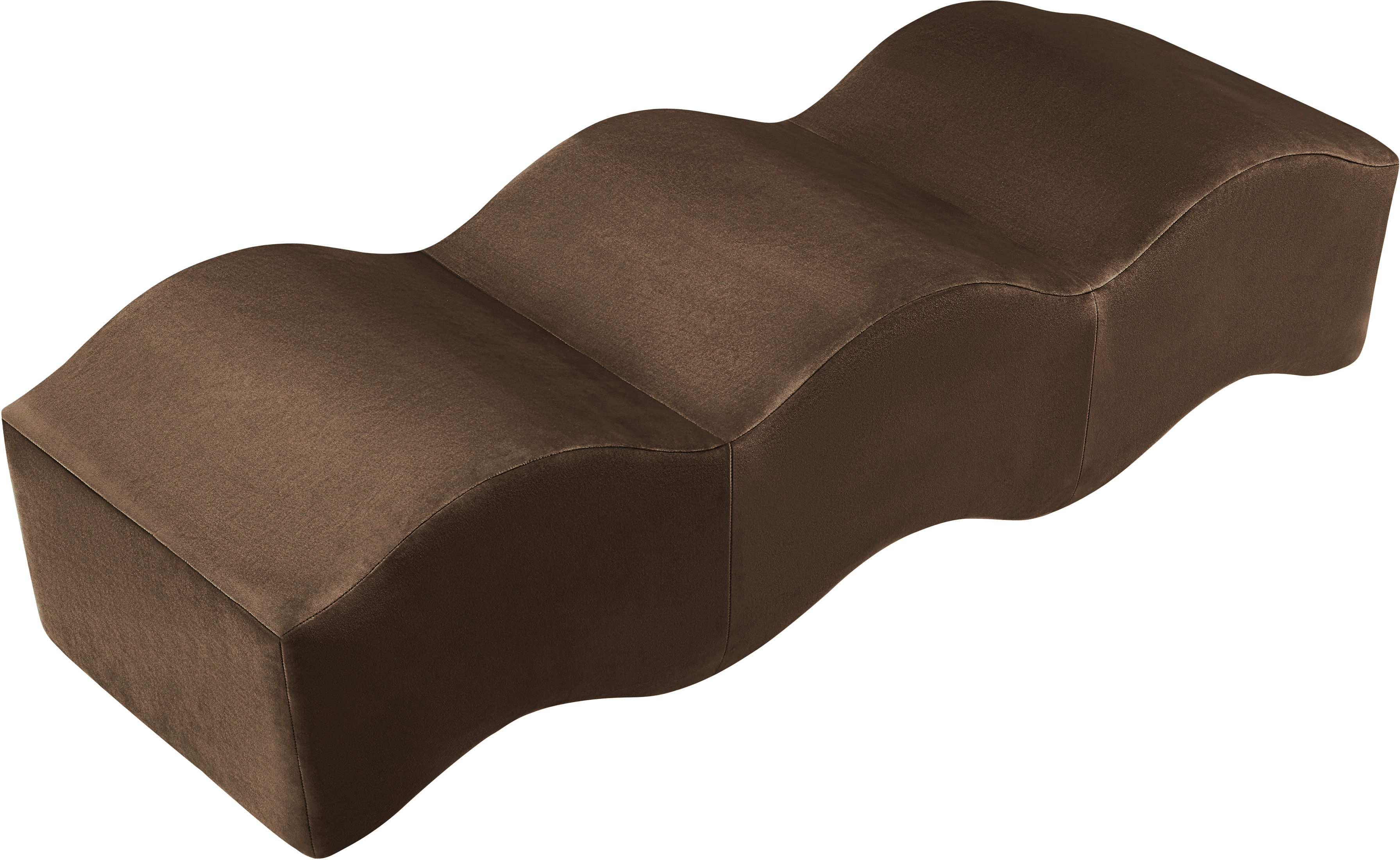 Wave - Bench - Brown