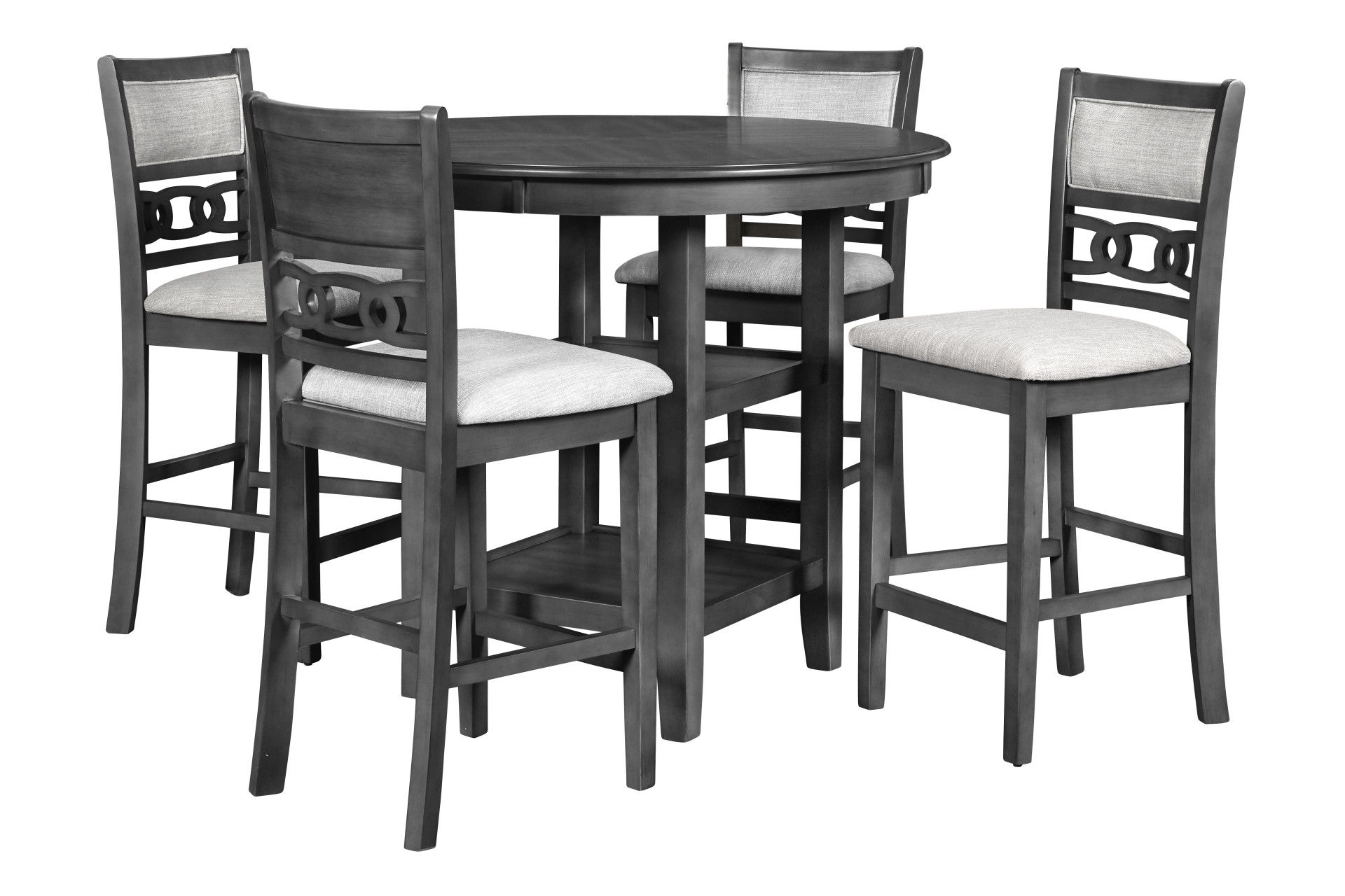 5 Pc · Round Counter Dining Set