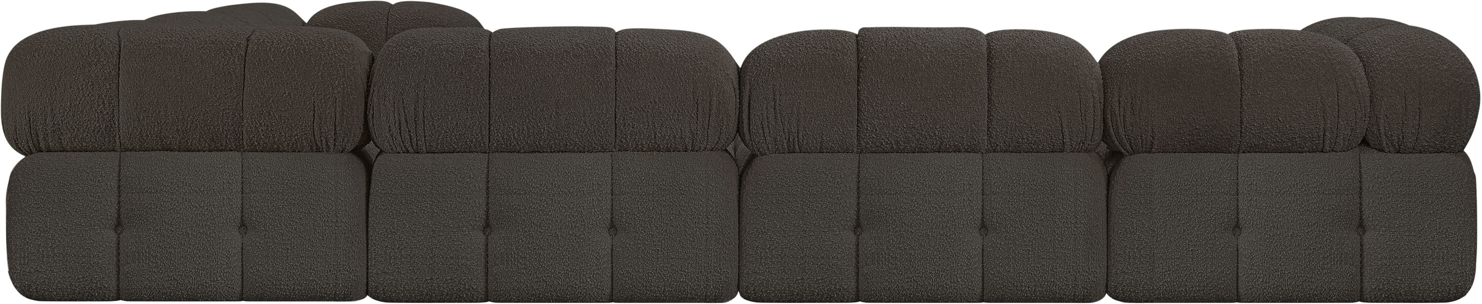 Ames - 6 Piece Modular Corner Sectional - Brown