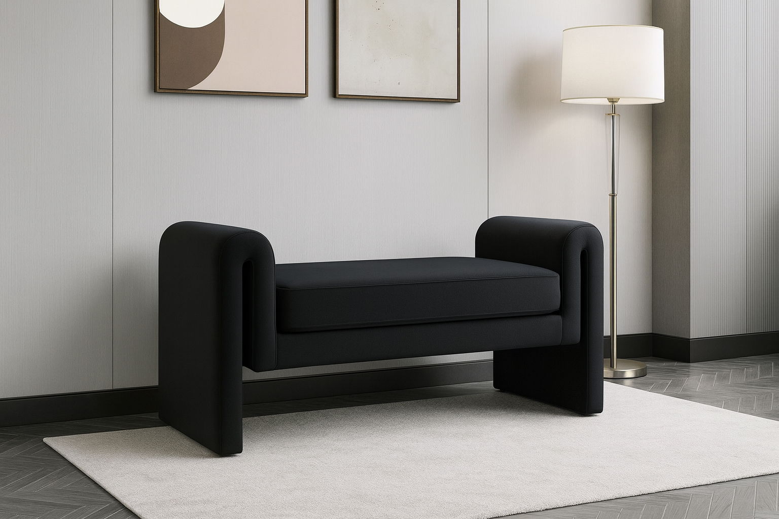 Sloan - Bench - Black
