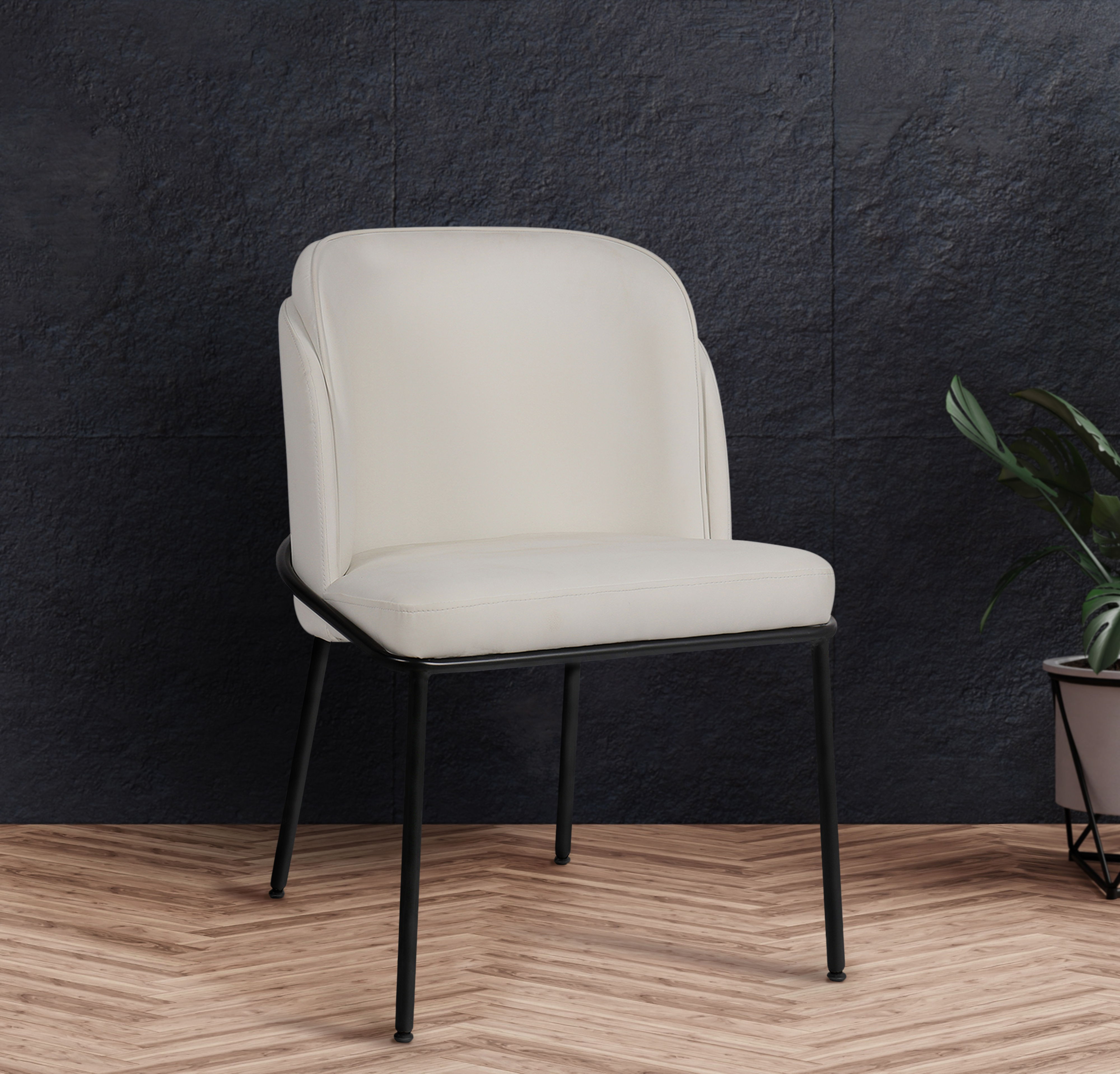 Jagger - Faux Leather Dining Chair (Set of 2) - White