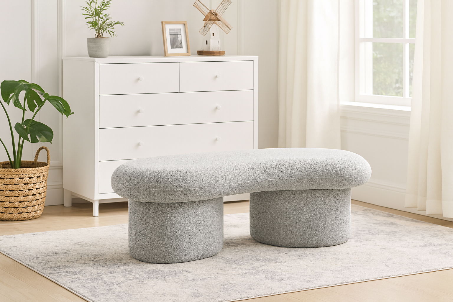 Luka - Bench - Gray