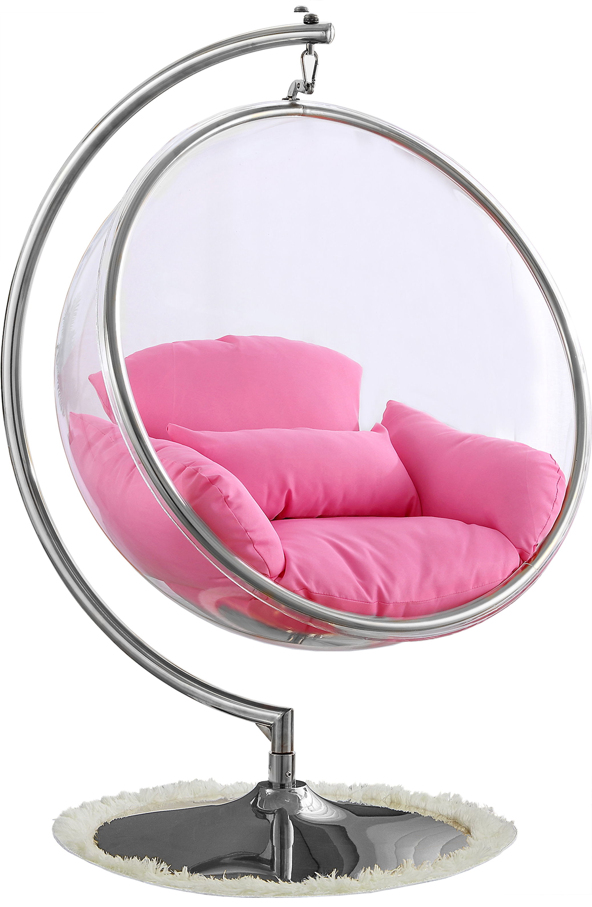 Luna - Fabric Swing Chair - Pink