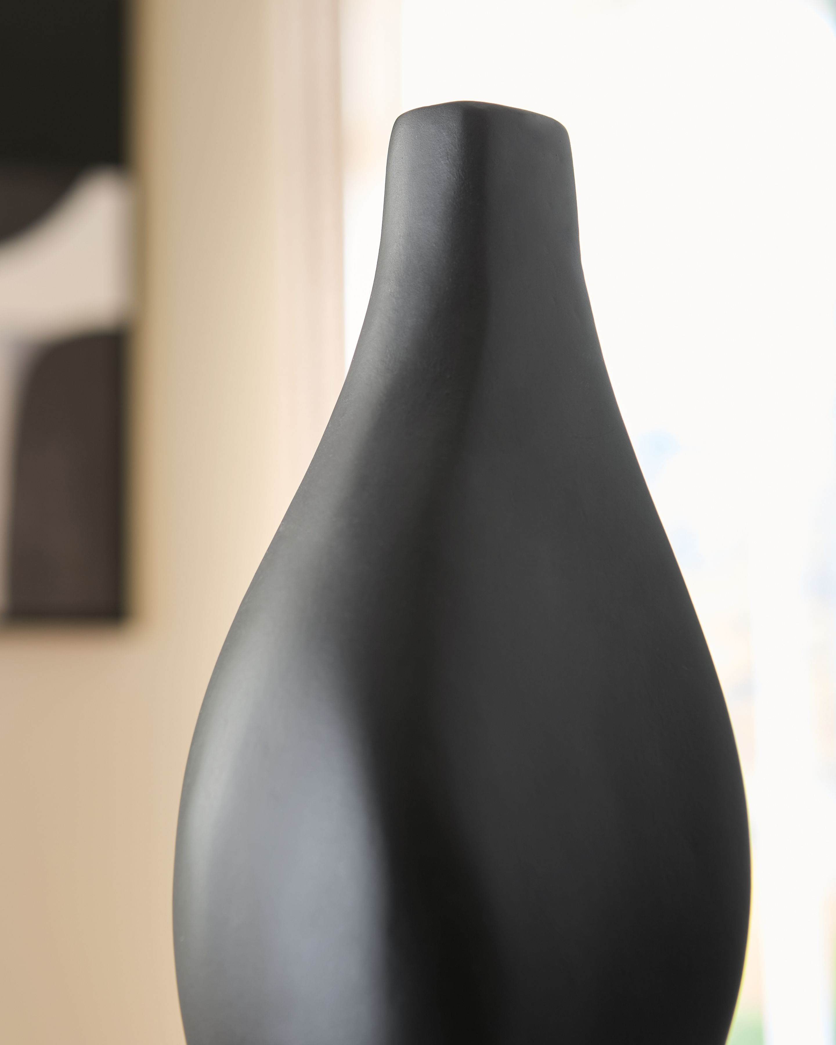 Judsen - Vase - 18" - Black, black, view 4