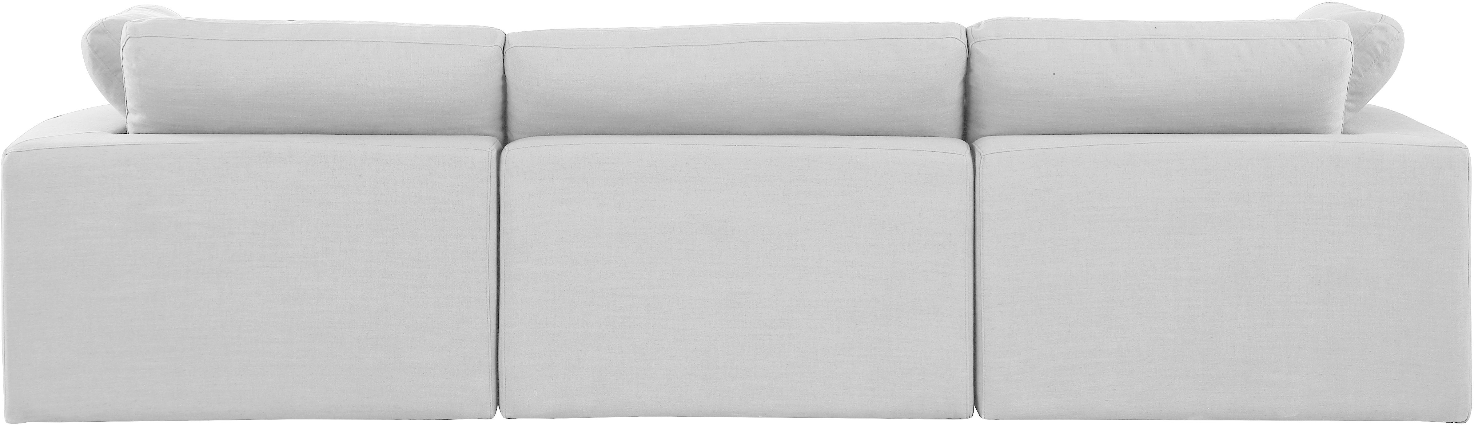 Comfy - Linen Modular Sofa 3 Pieces - Off White