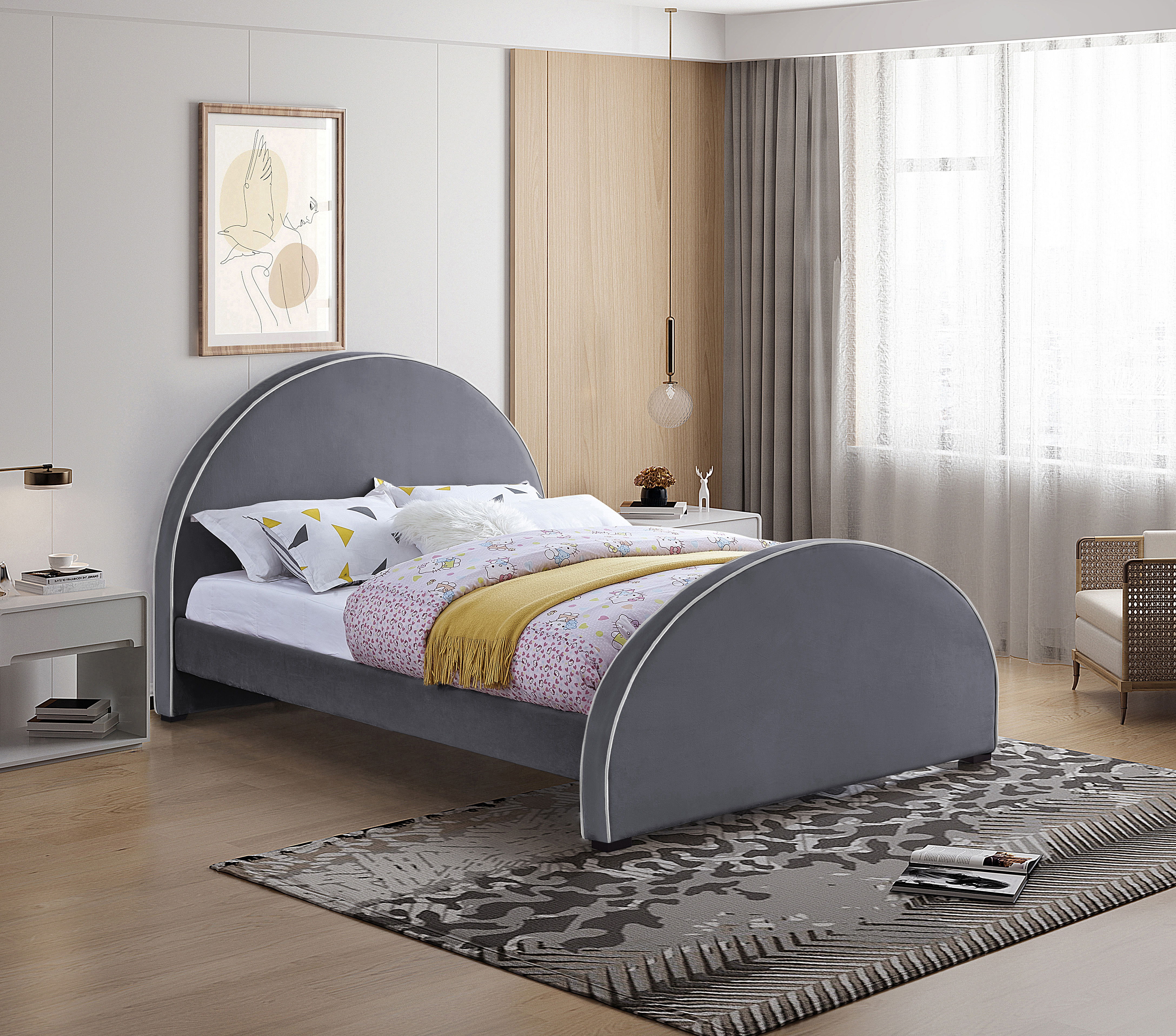 Brody - Full Bed - Gray