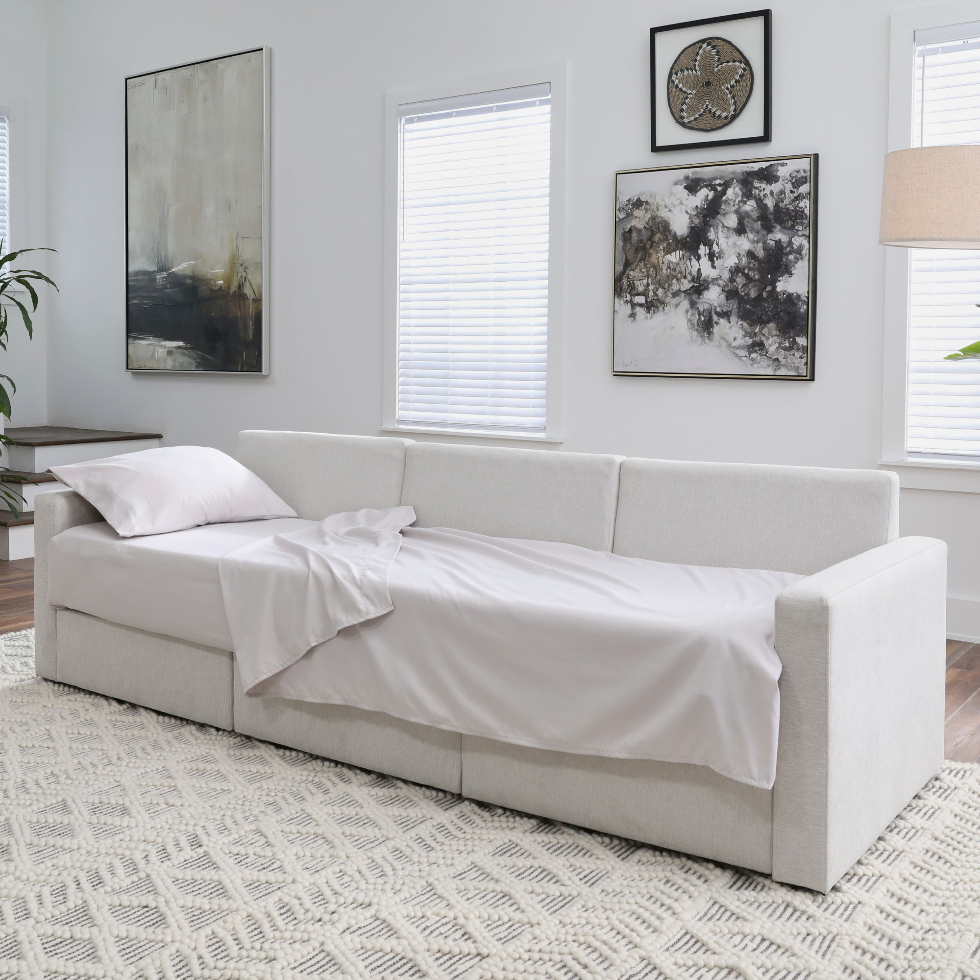 Flex - Polyester Fabric Sleep Kit - White, white, view 2