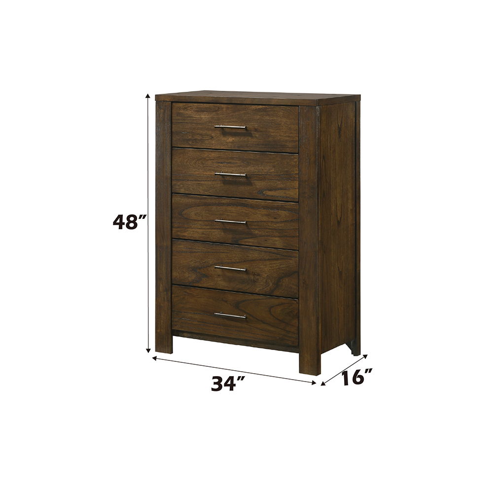 Merrilee - Chest - Oak, light brown, view 5
