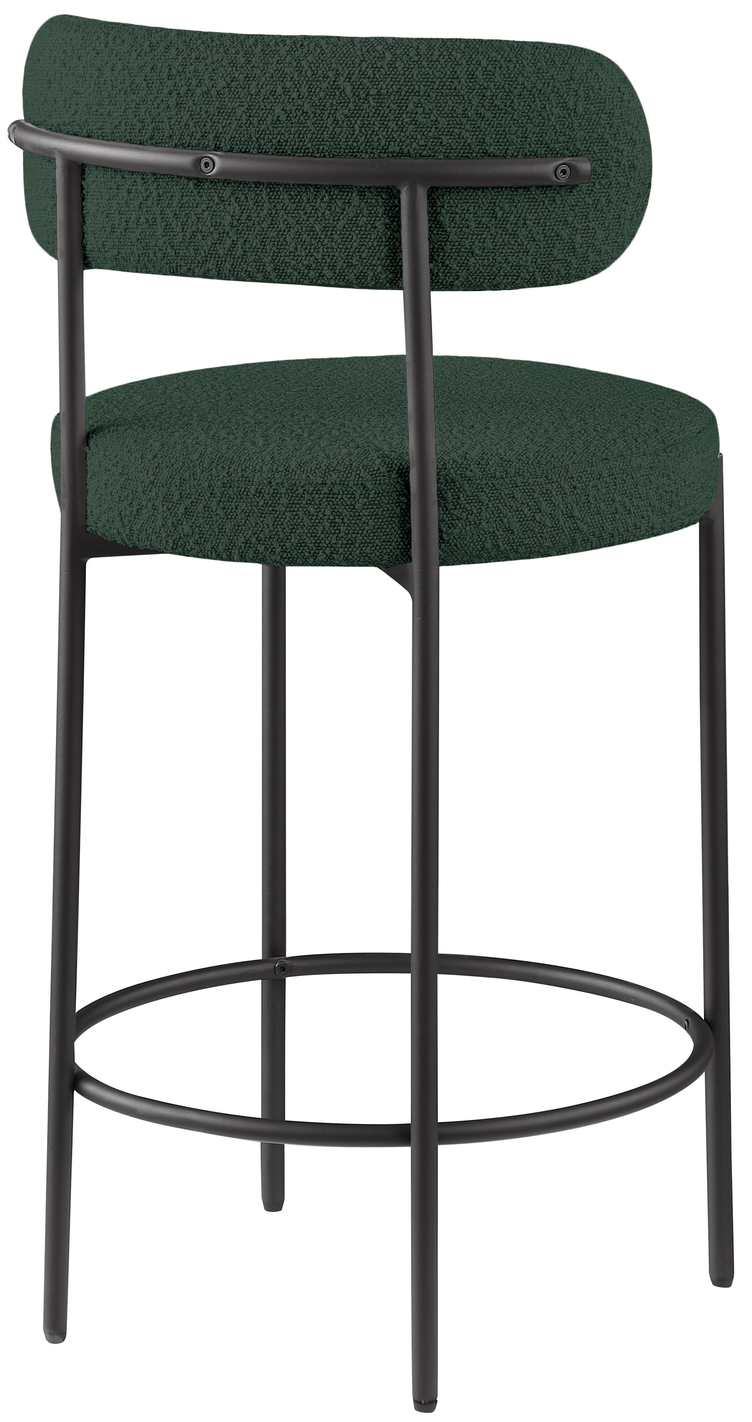 Beacon - Boucle Fabric Stool (Set of 2) - Green