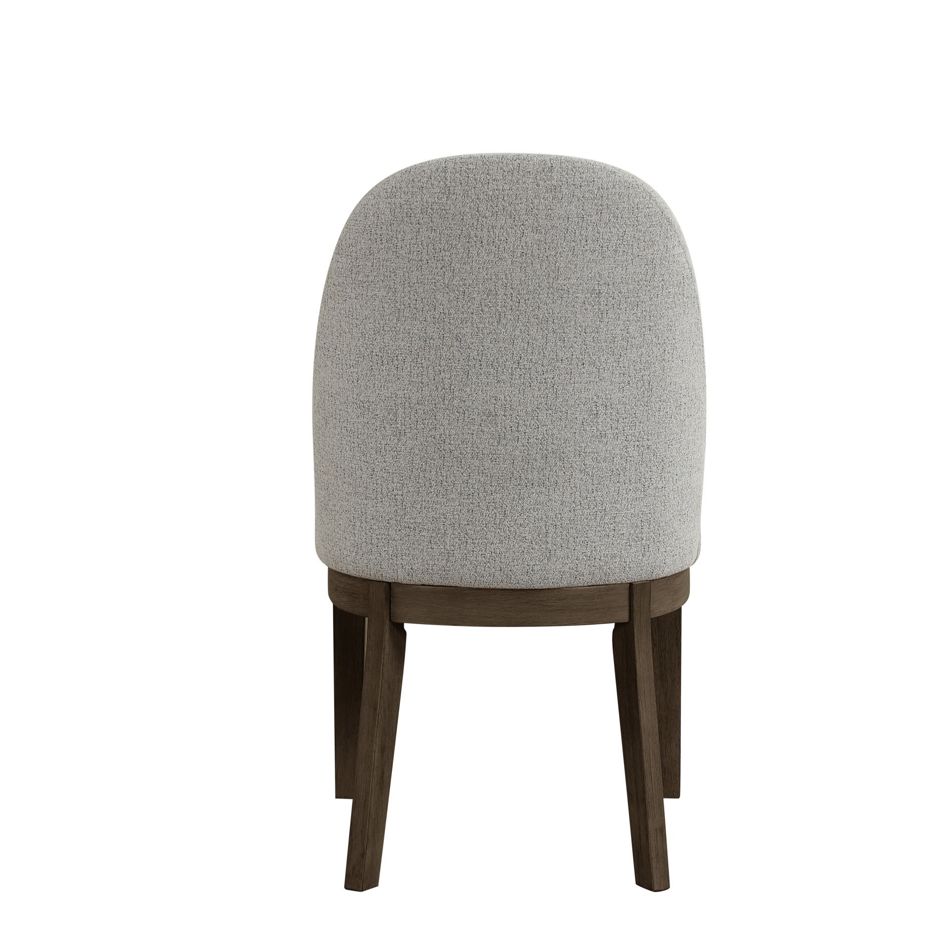 Essence - Upholstered Curved Back Chair (Set of 2) - Brown, dark brown, view 4