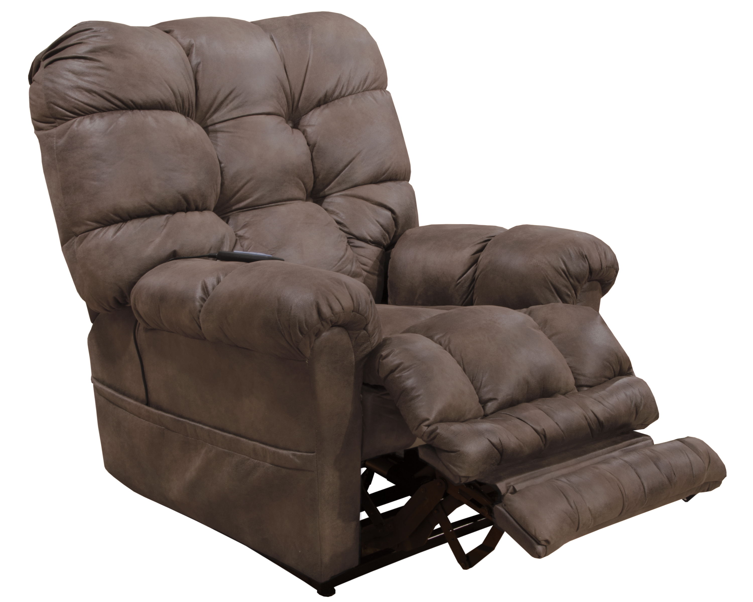 Oliver - Power Lift Recliner With Dual Motor & Extended Ottoman - Dusk