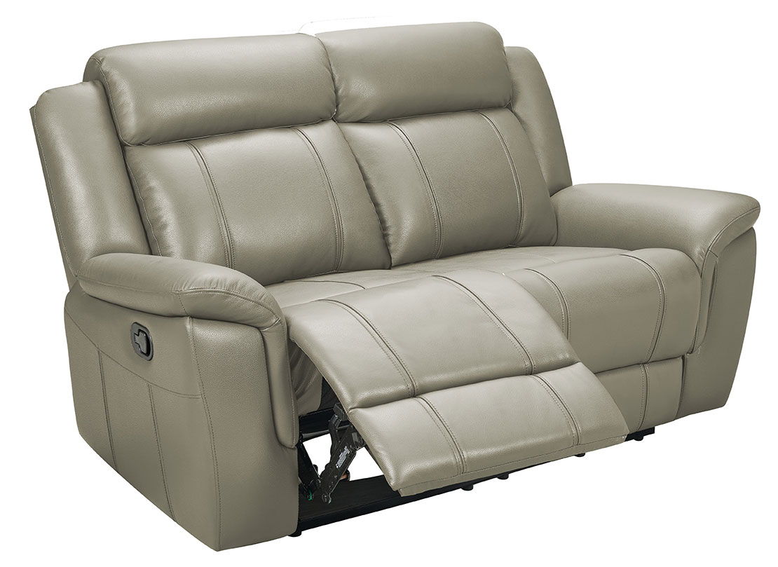9015 - Loveseat With Manual Recliners - Gray