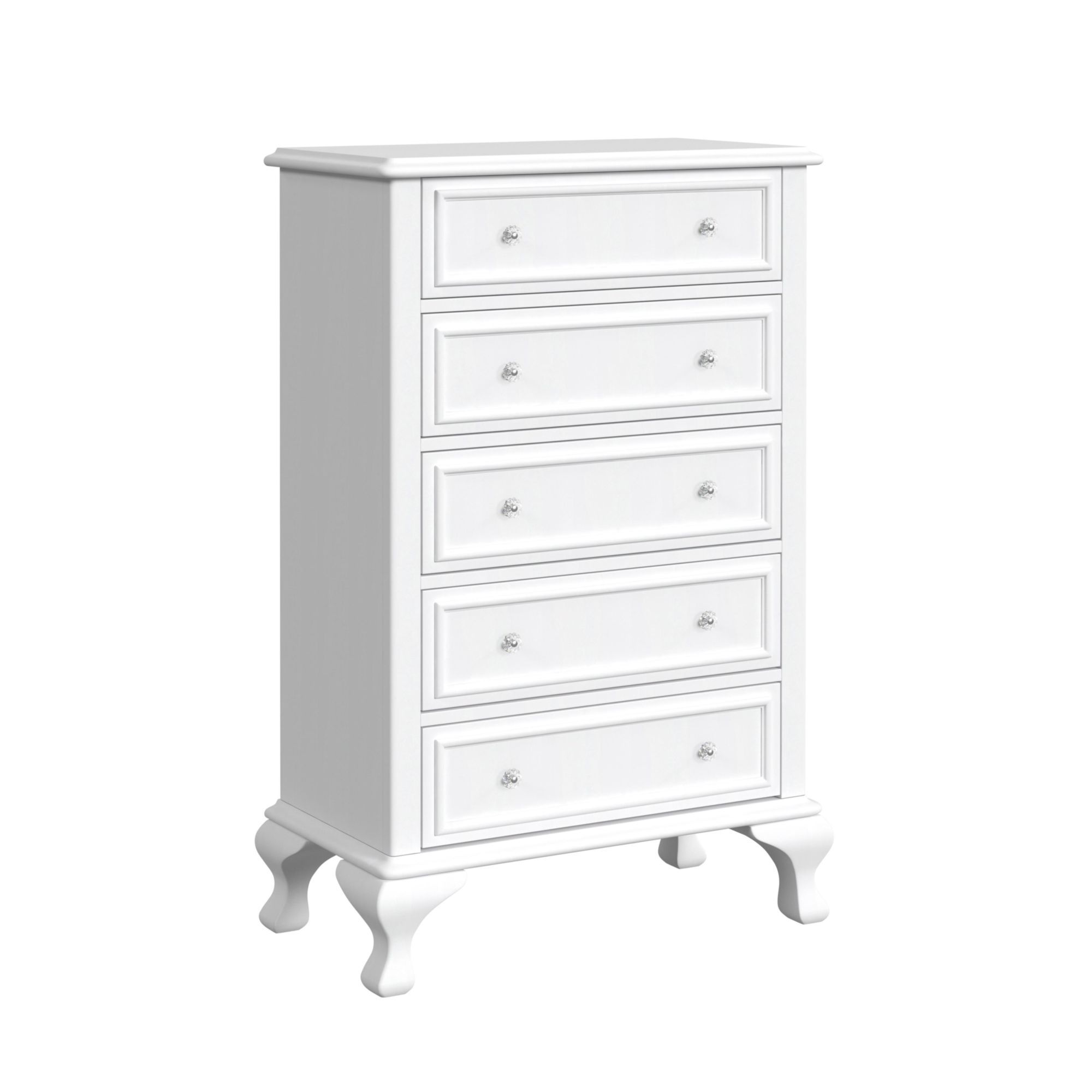 Jesse - Full Panel 6 Piece Bedroom Set - White