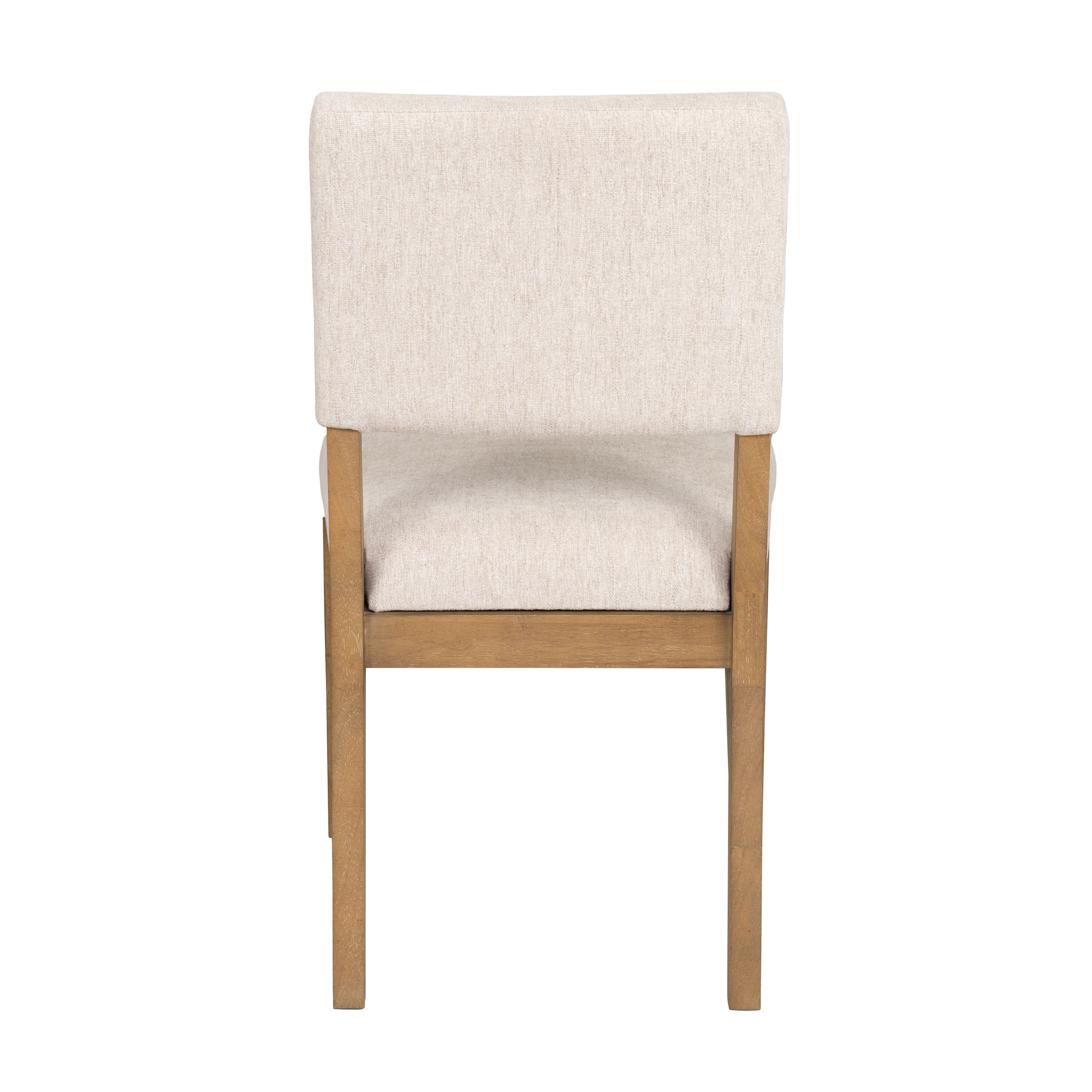 Millwork - Dining Chair (Set of 2) - White / Light Brown, white, view 4