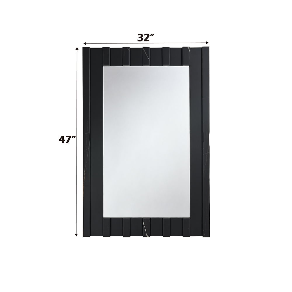 Drisana - Accent Mirror - Black Mirrored, black, view 4