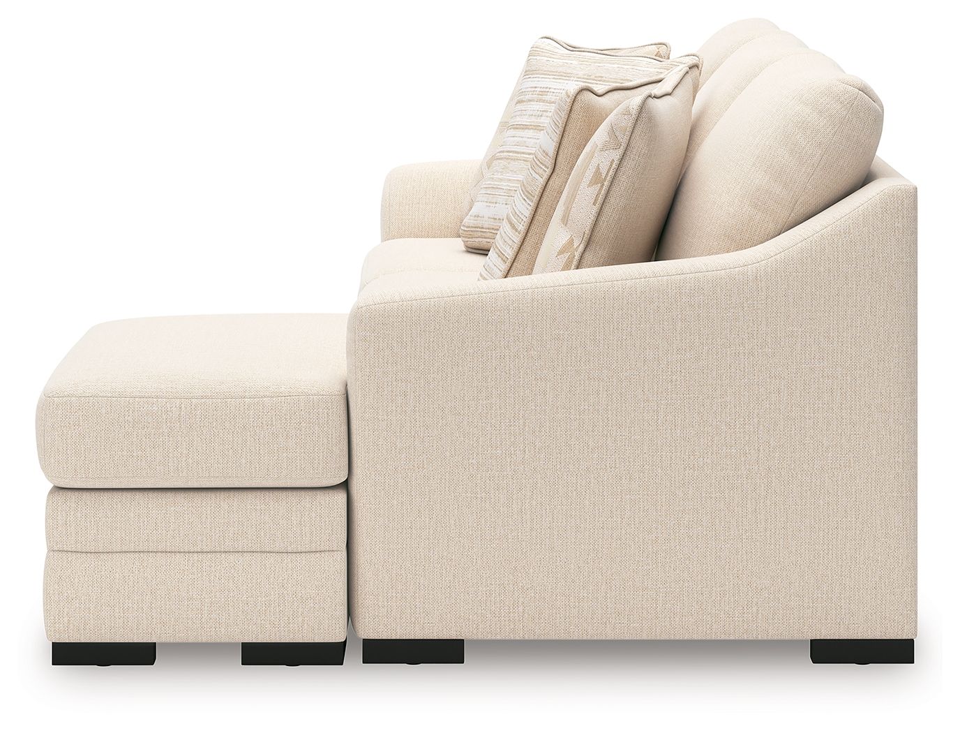 Ashley Furniture Lango - Queen Sofa Chaise Sleeper - Jute - Image 8