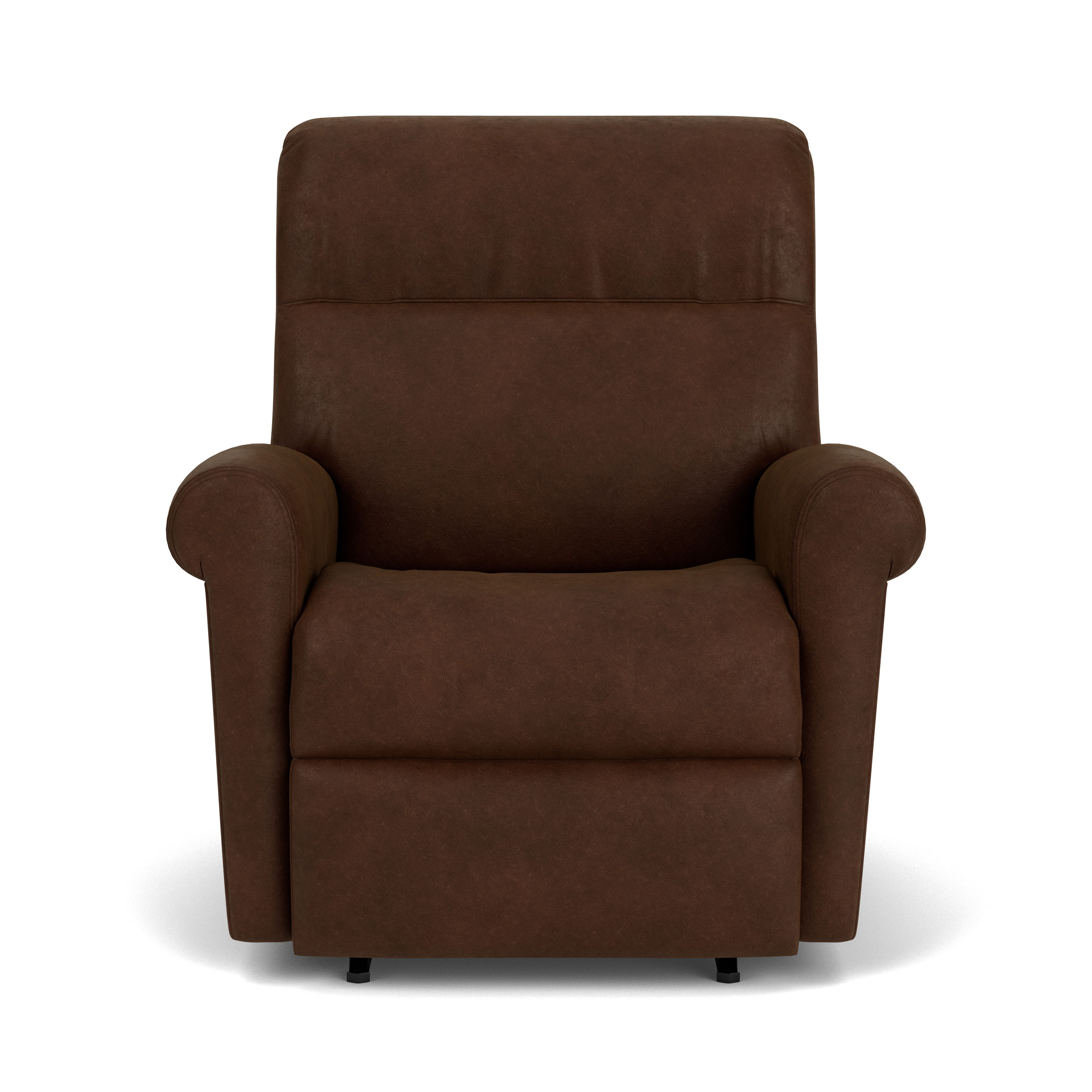 Davis - Transitional Fabric Recliner, gray, view 4
