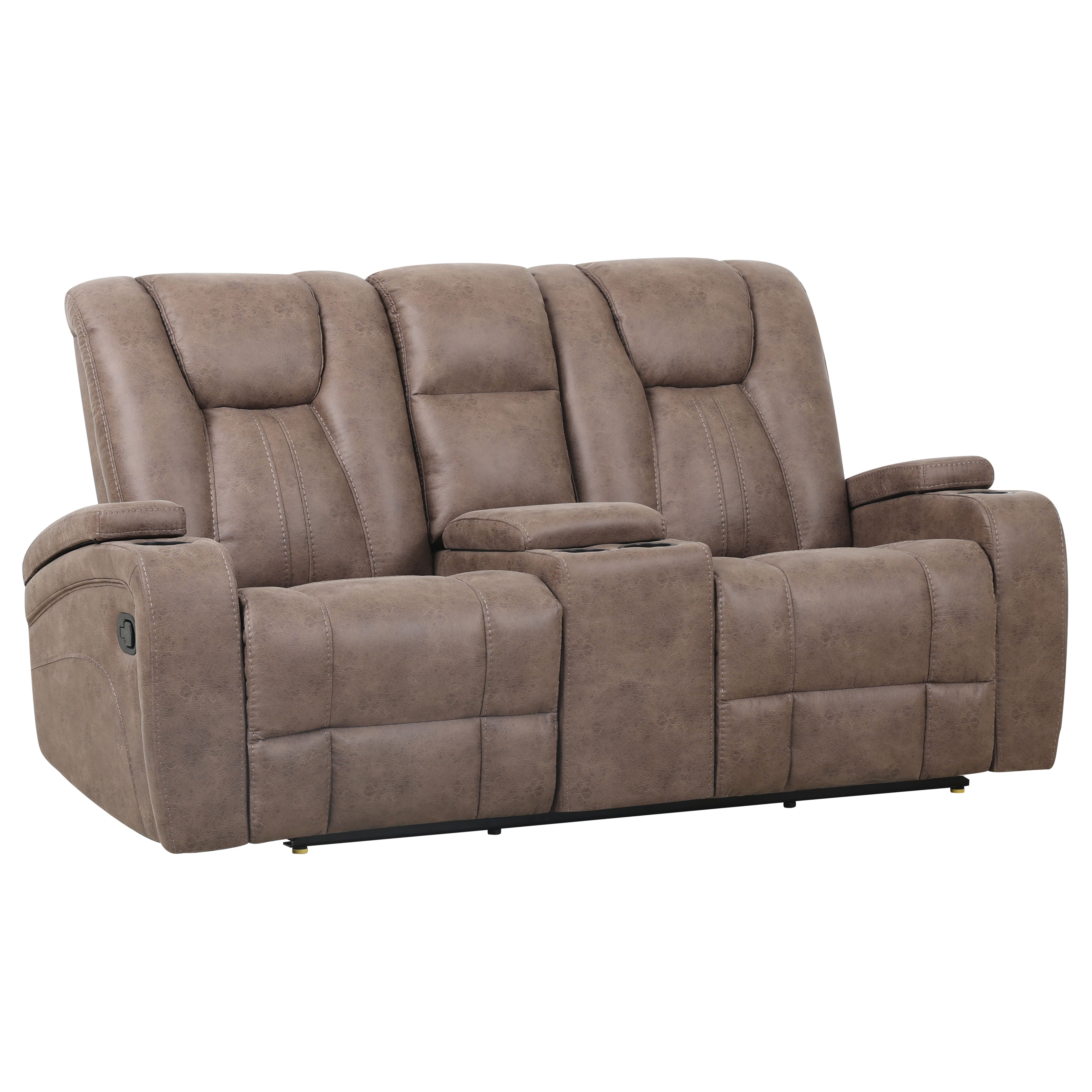Marlow - Manual Recliner Loveseat - Sand
