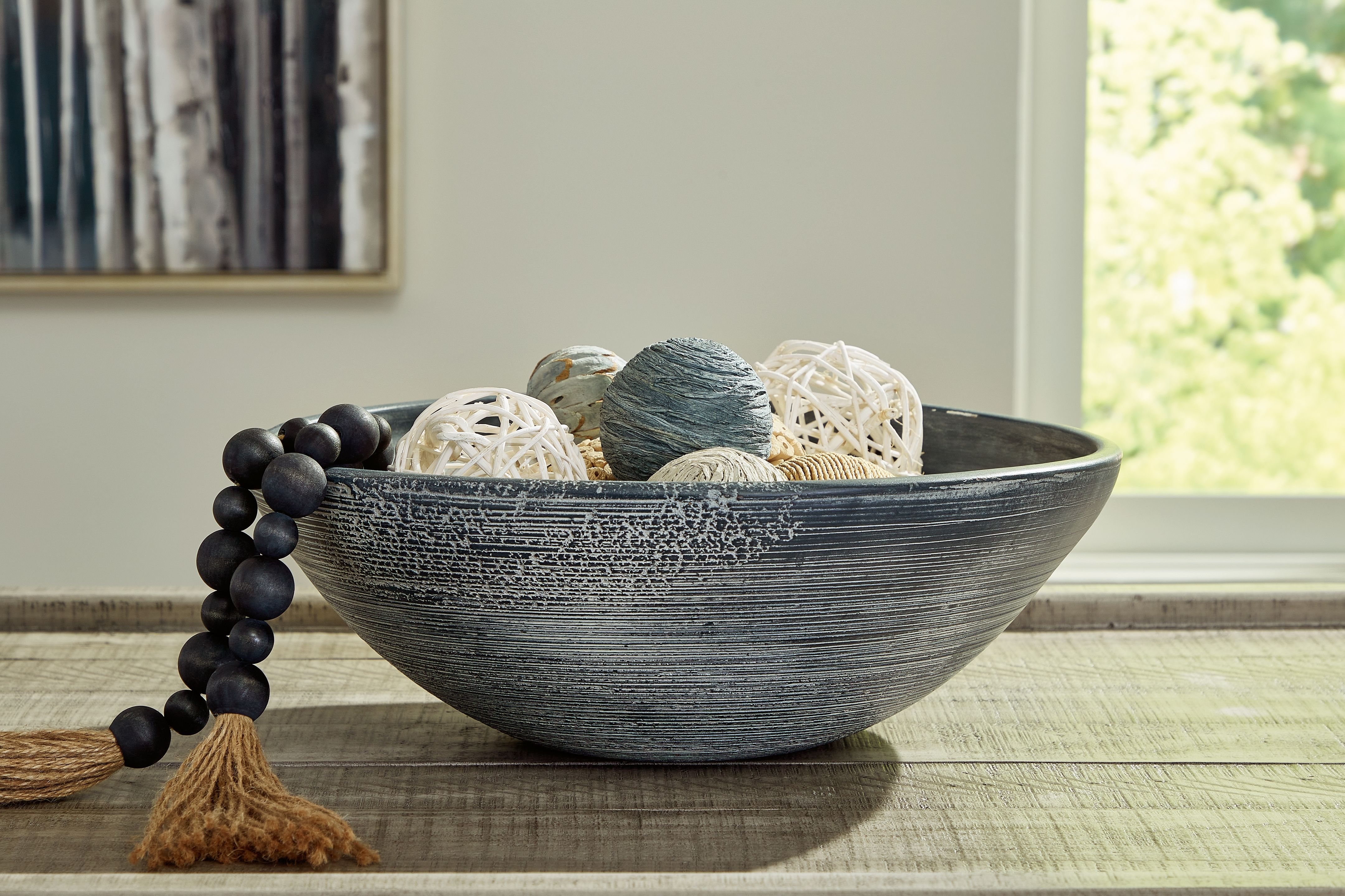 Meadie - Bowl - Distressed Blue