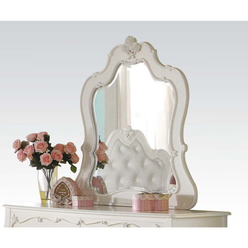 Edalene - Mirror - Pearl White, white