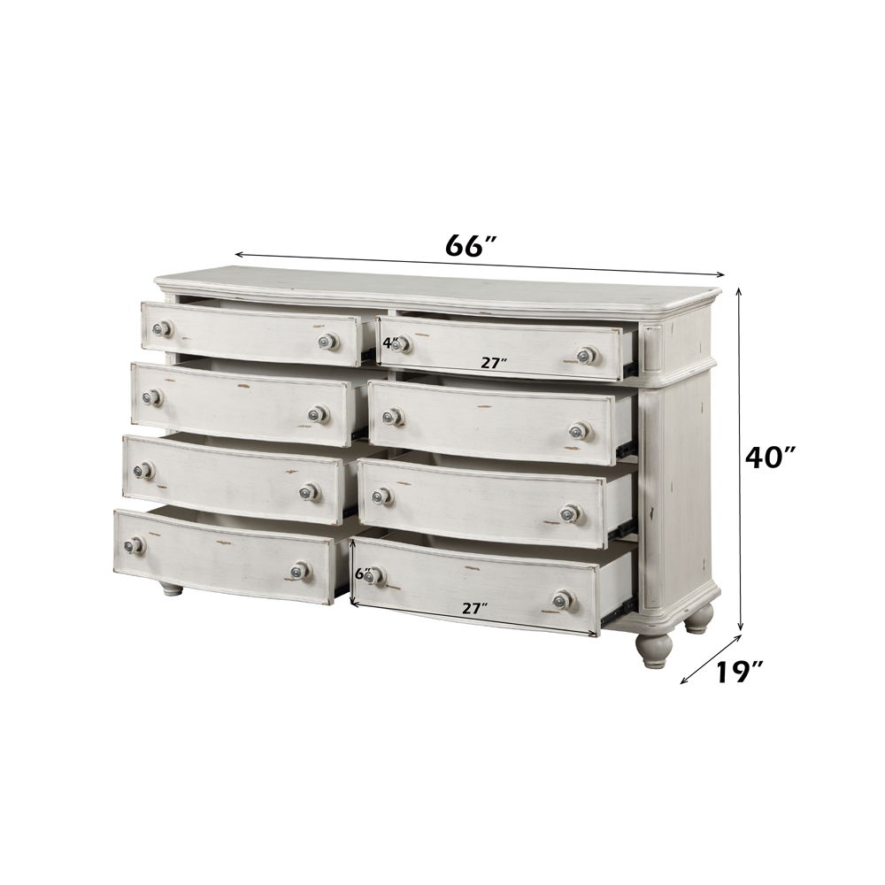 Jaqueline - Dresser - Antique White, white, view 5