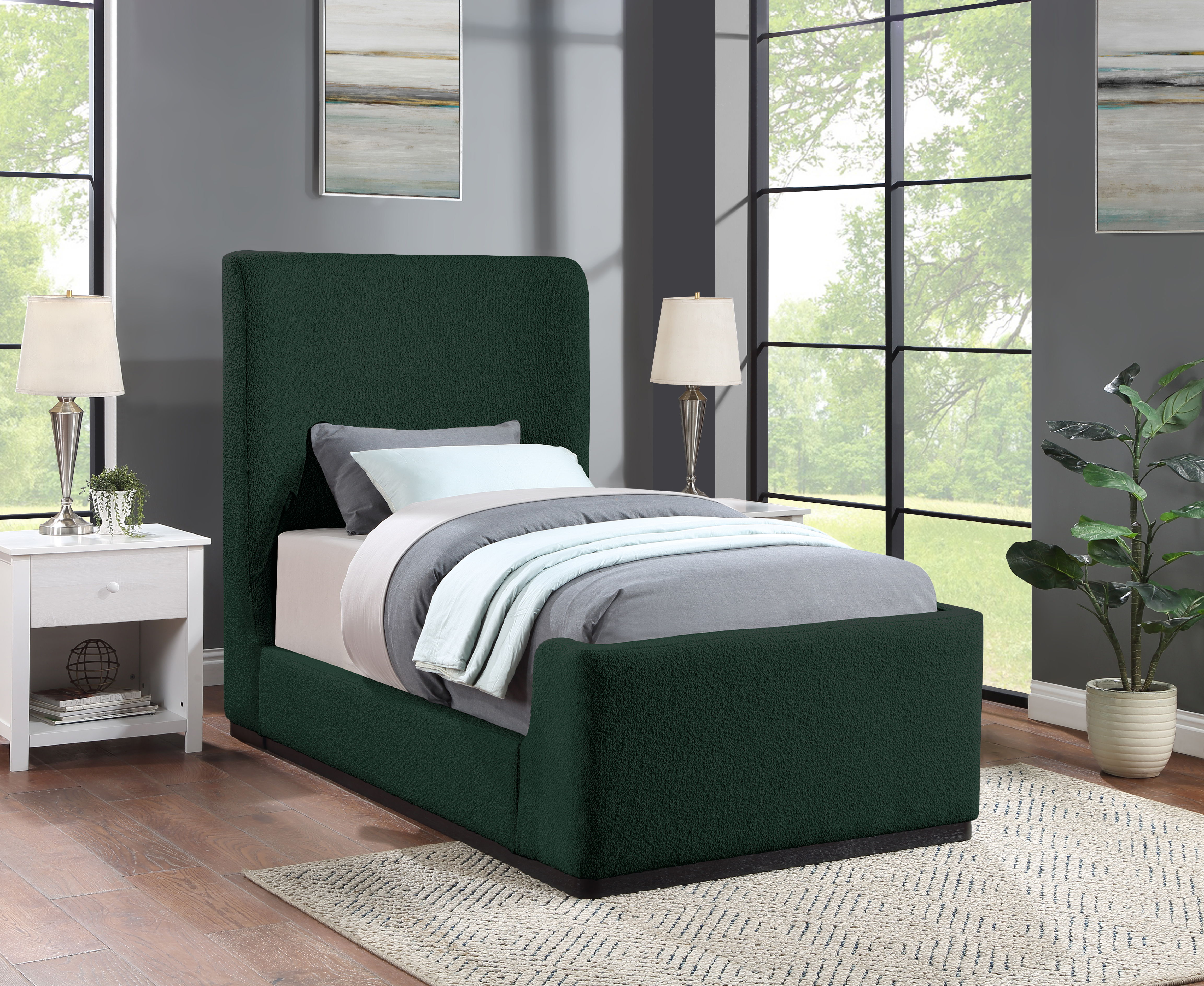 Oliver - Twin Bed - Green