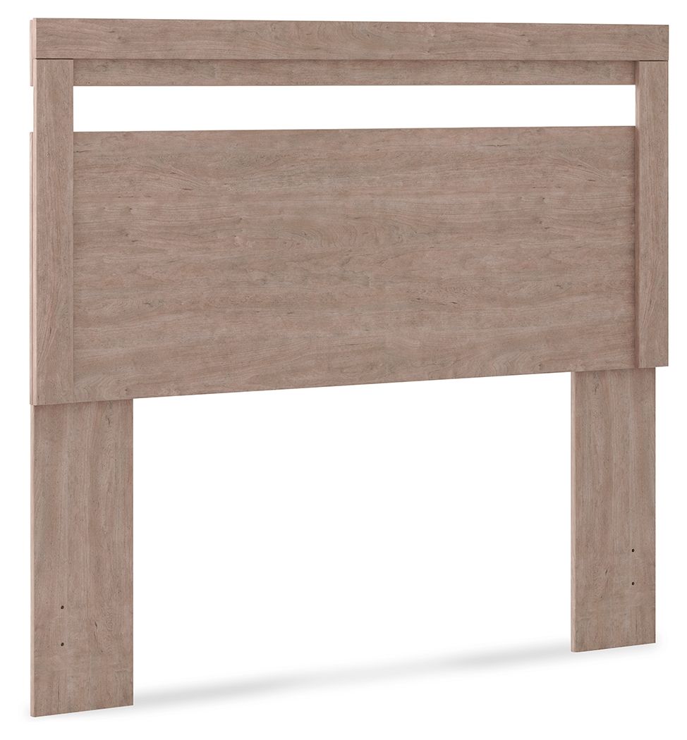 Flannia – Full Panel Headboard – Gray
