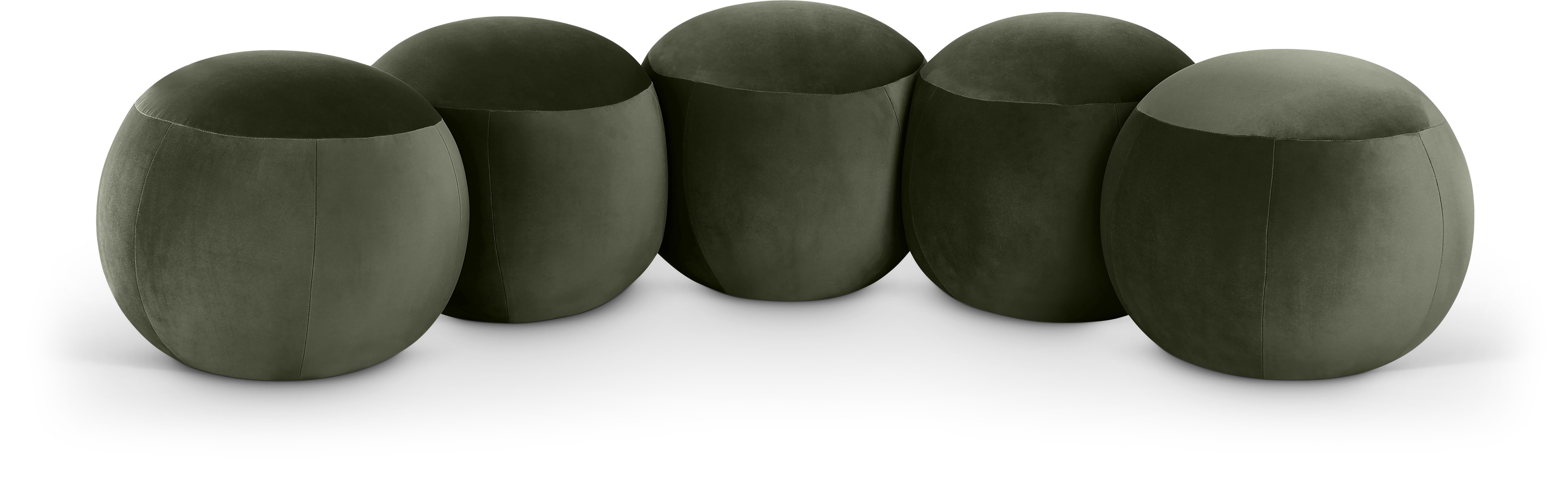 Apollo - 74.5" Velvet Bench - Green