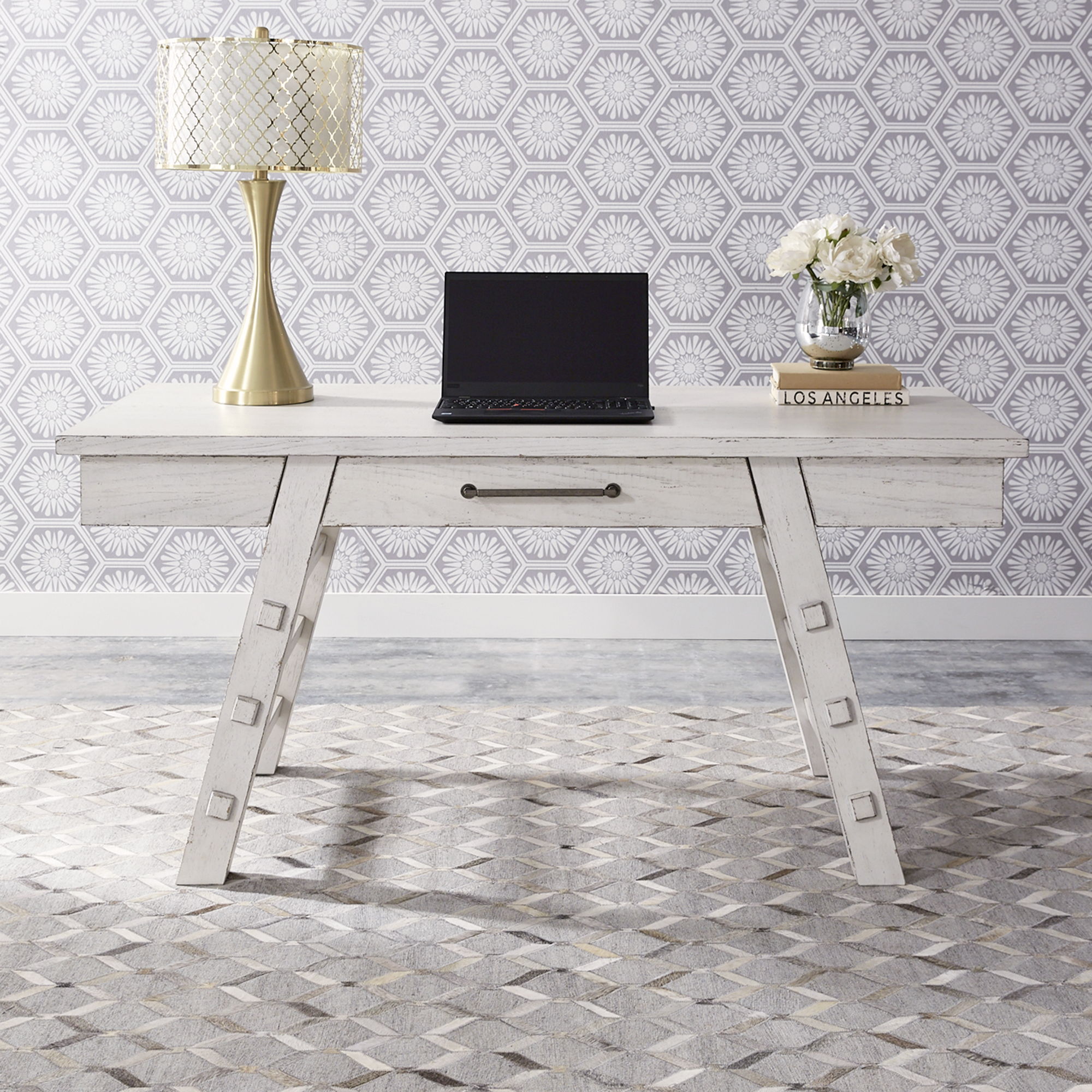 Liberty Furniture Modern Farmhouse - Writing Desk - White
