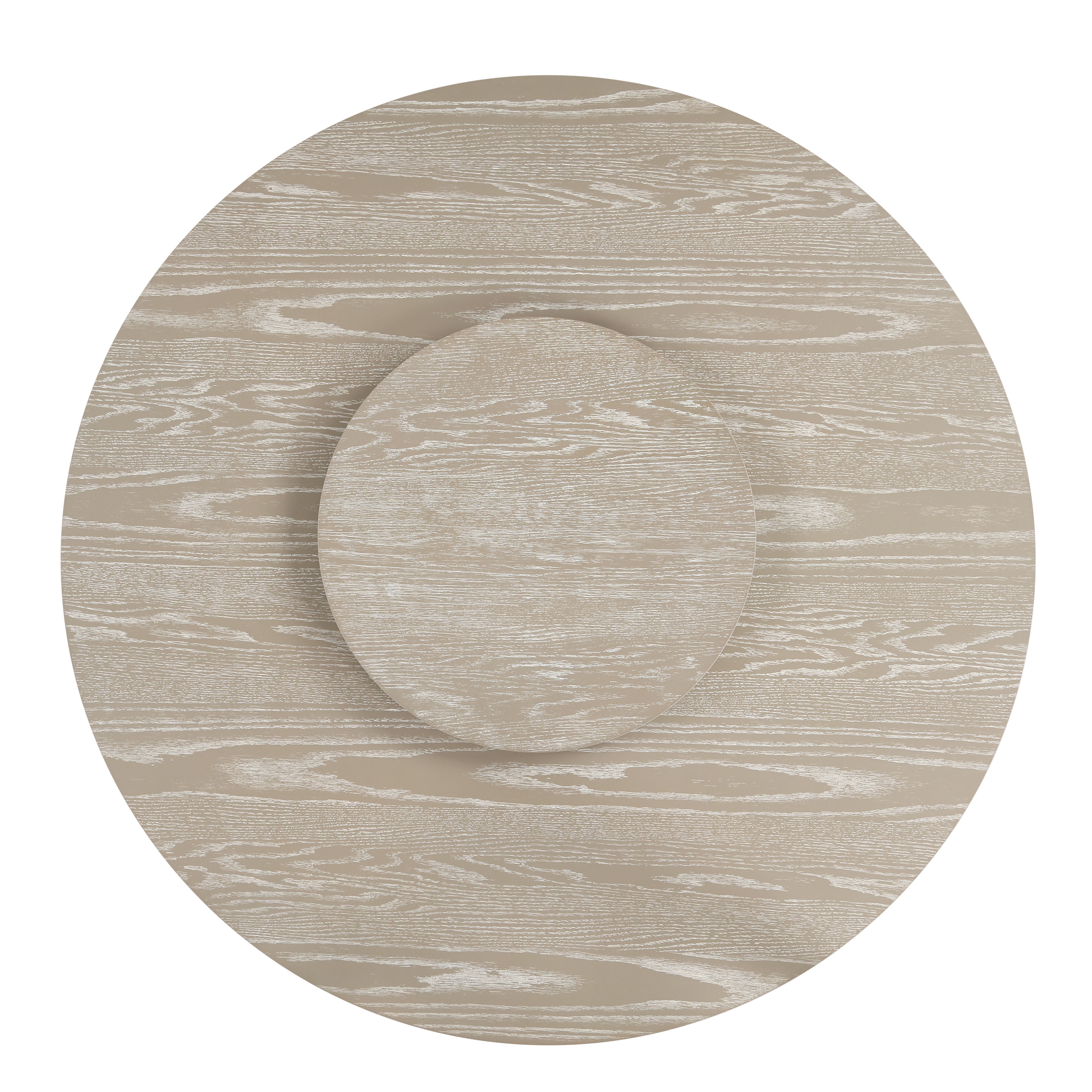 Gwendolyn - Round Table Top And Base - Beige