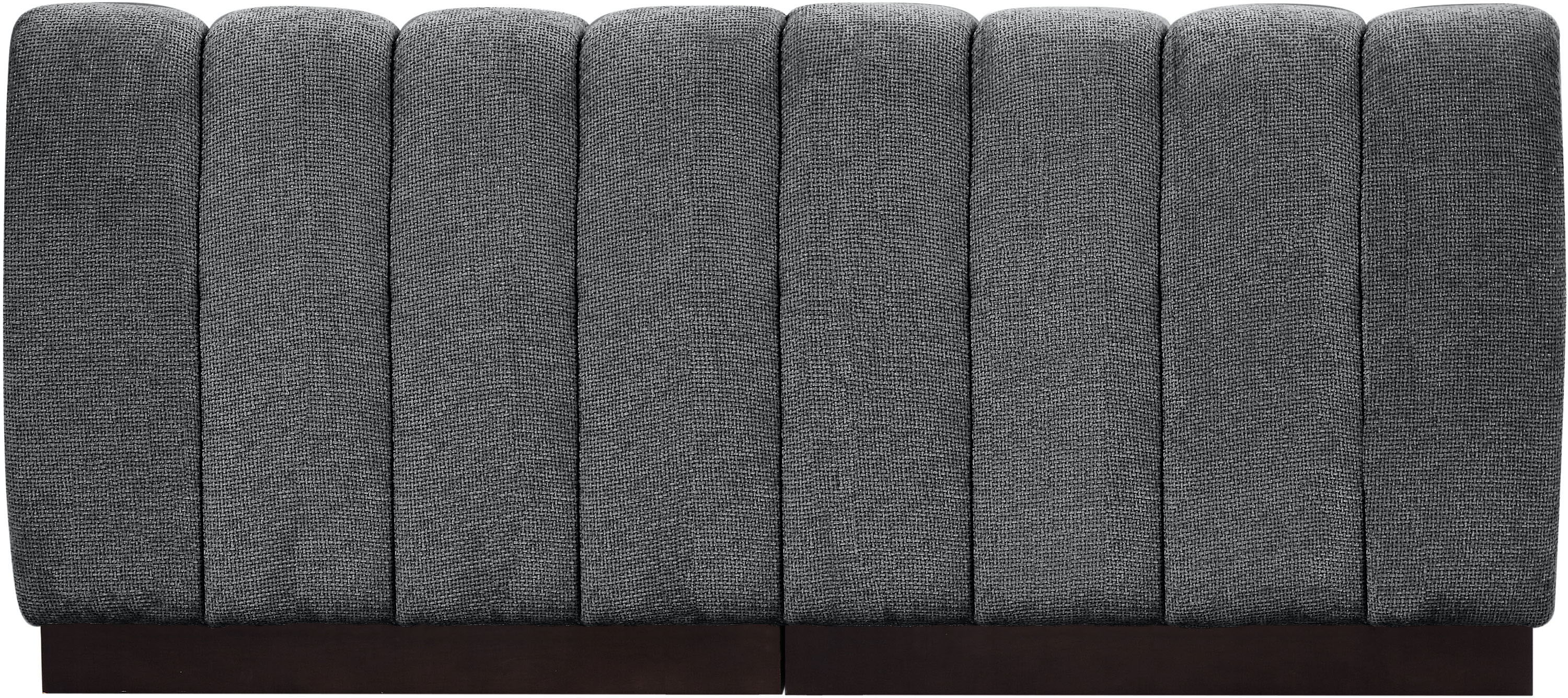 Quinn - 2 Piece Modular Armless Sofa - Gray