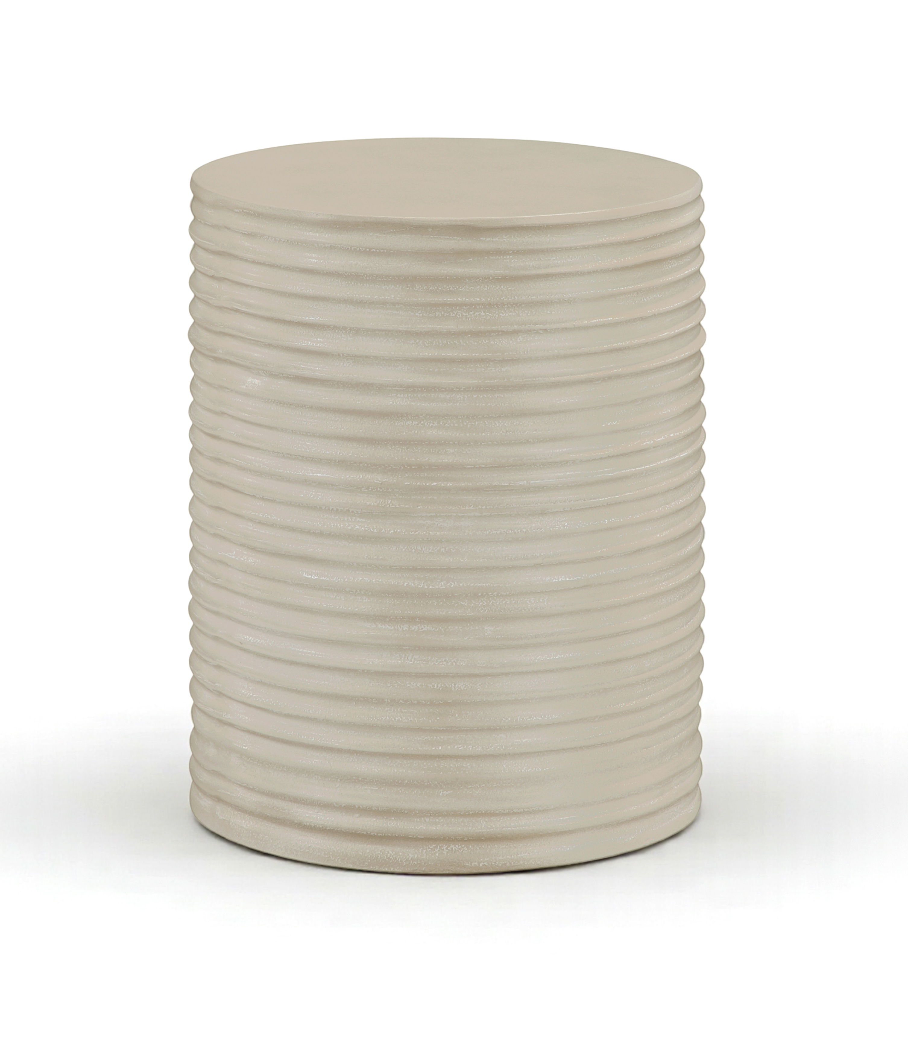 Nobi - Concrete End Table - Beige