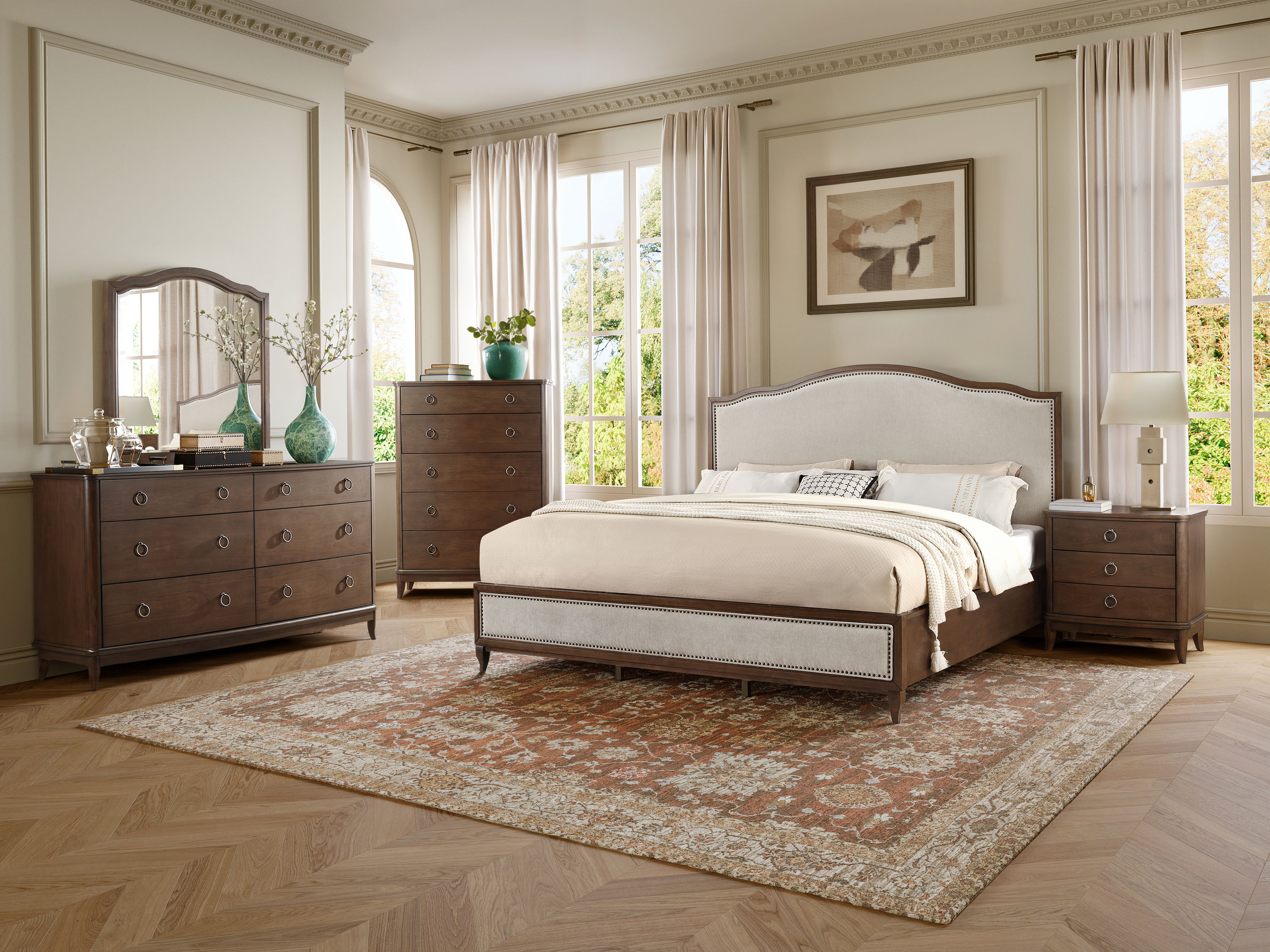 Bellevue - Drawer Chest - Whiskey Brown, dark brown