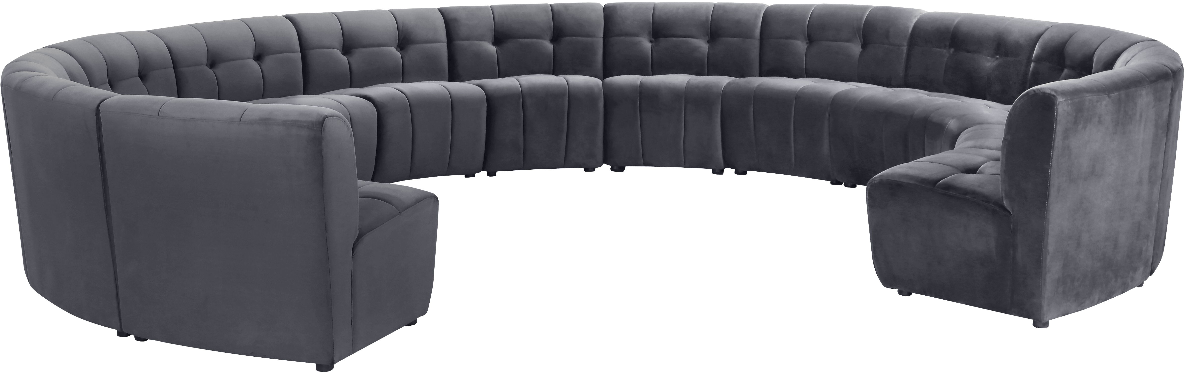 Limitless - 13 Piece Modular Sectional - Gray