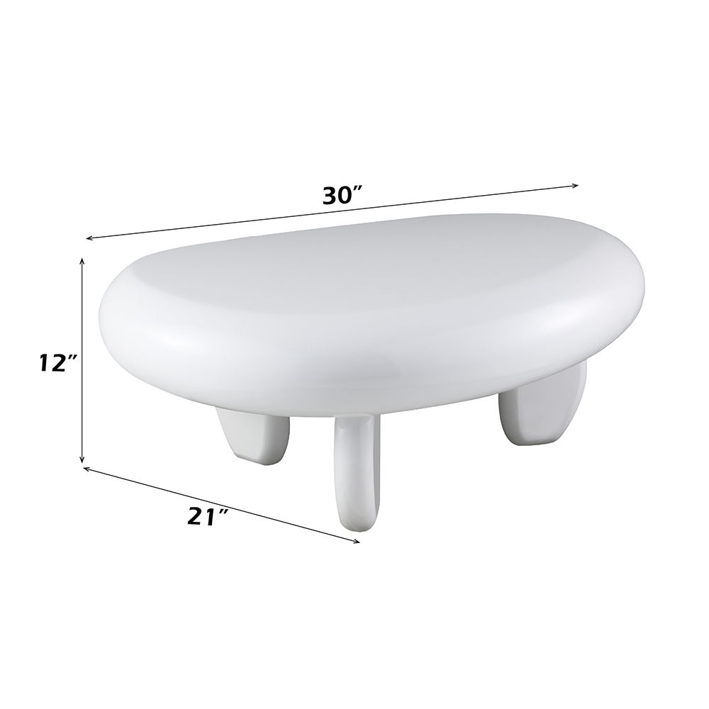 Wylie - Coffee Table - White High Gloss, white, view 5