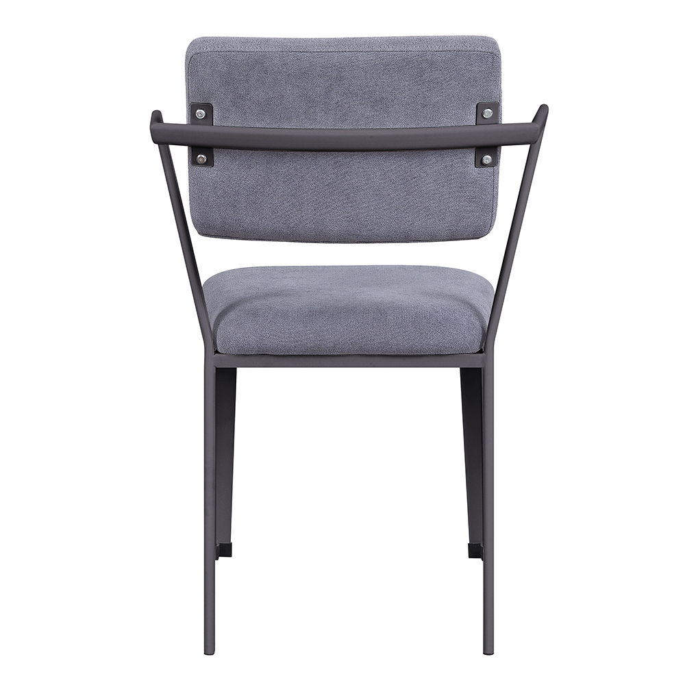 Cargo - Office Chair - Gray Fabric & Gunmetal, dark gray, view 3