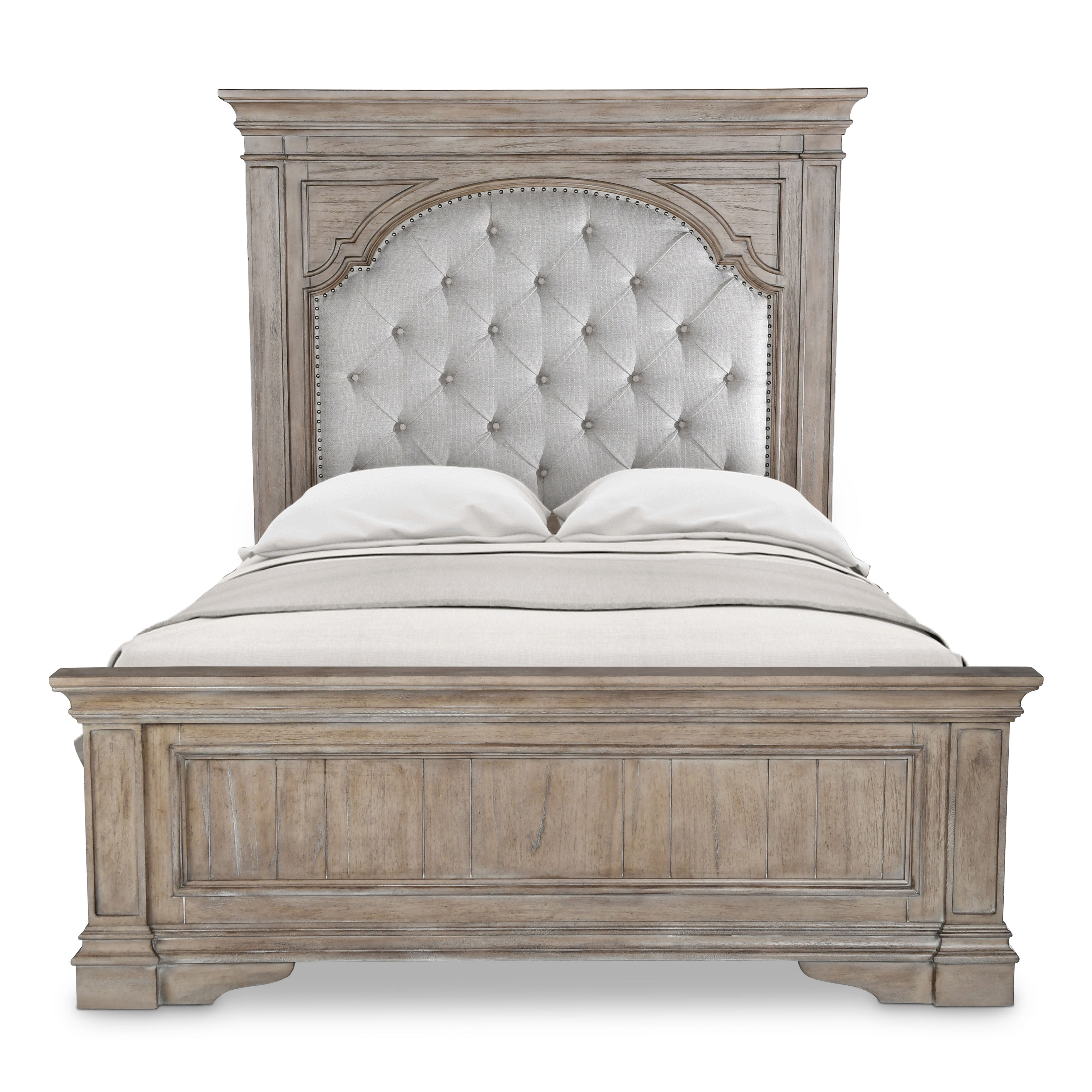 Highland Park - Queen Bed - Waxed Driftwood