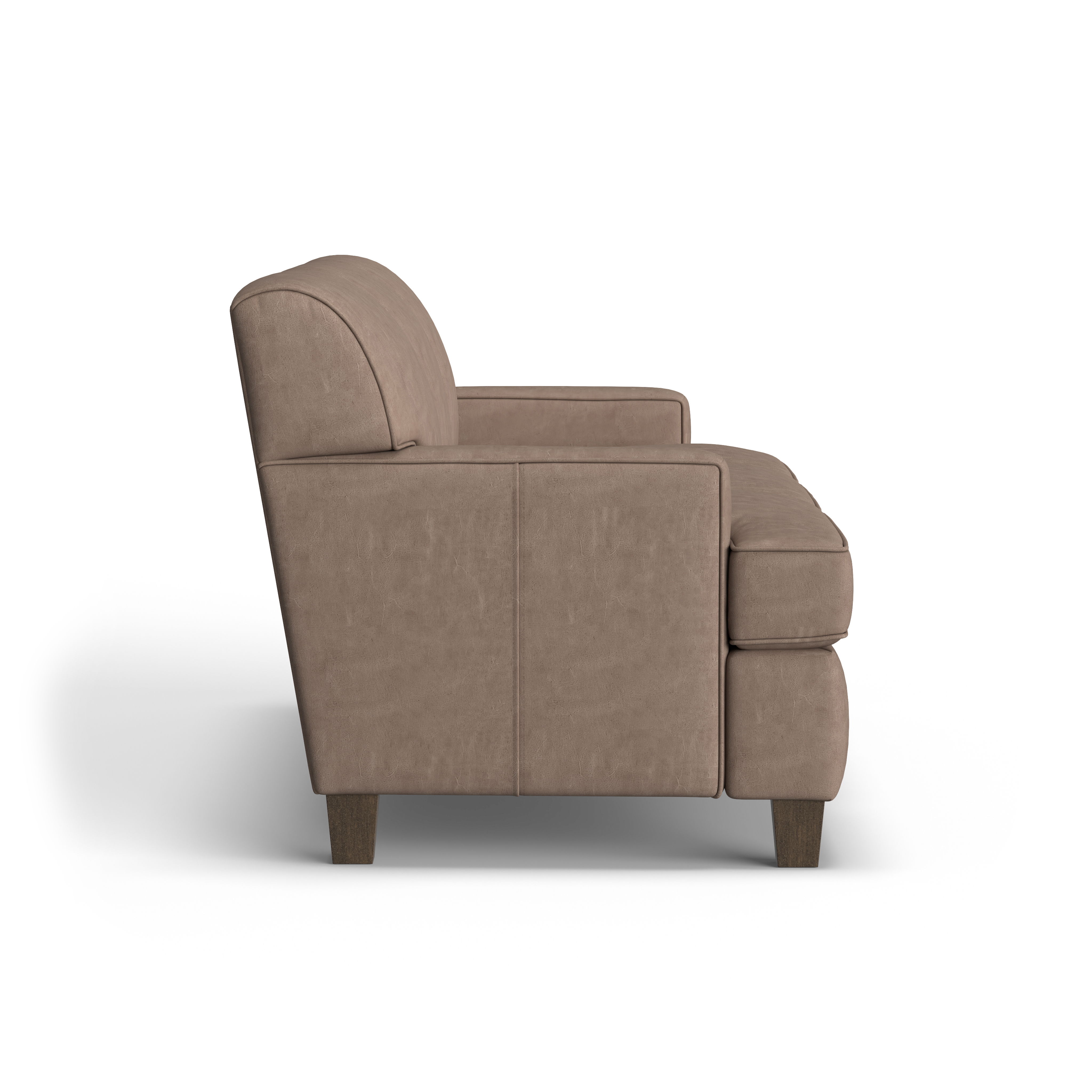 Dempsey - Leather Sofa, dark gray, view 7