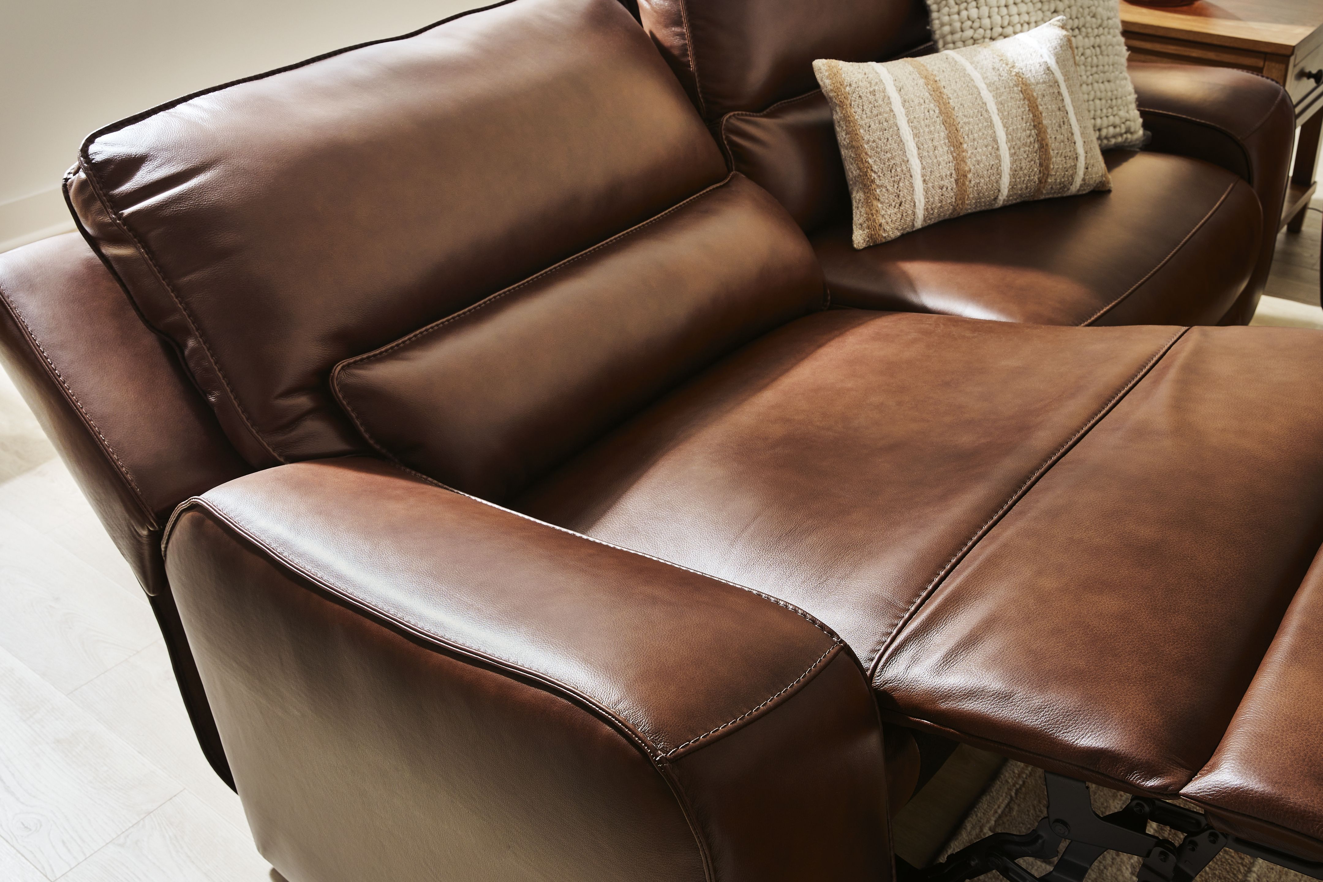 Ashley Furniture DeepWakes - 2 Seat Power Reclining Sofa With Adjustable Headrest - Canyon - Image 7